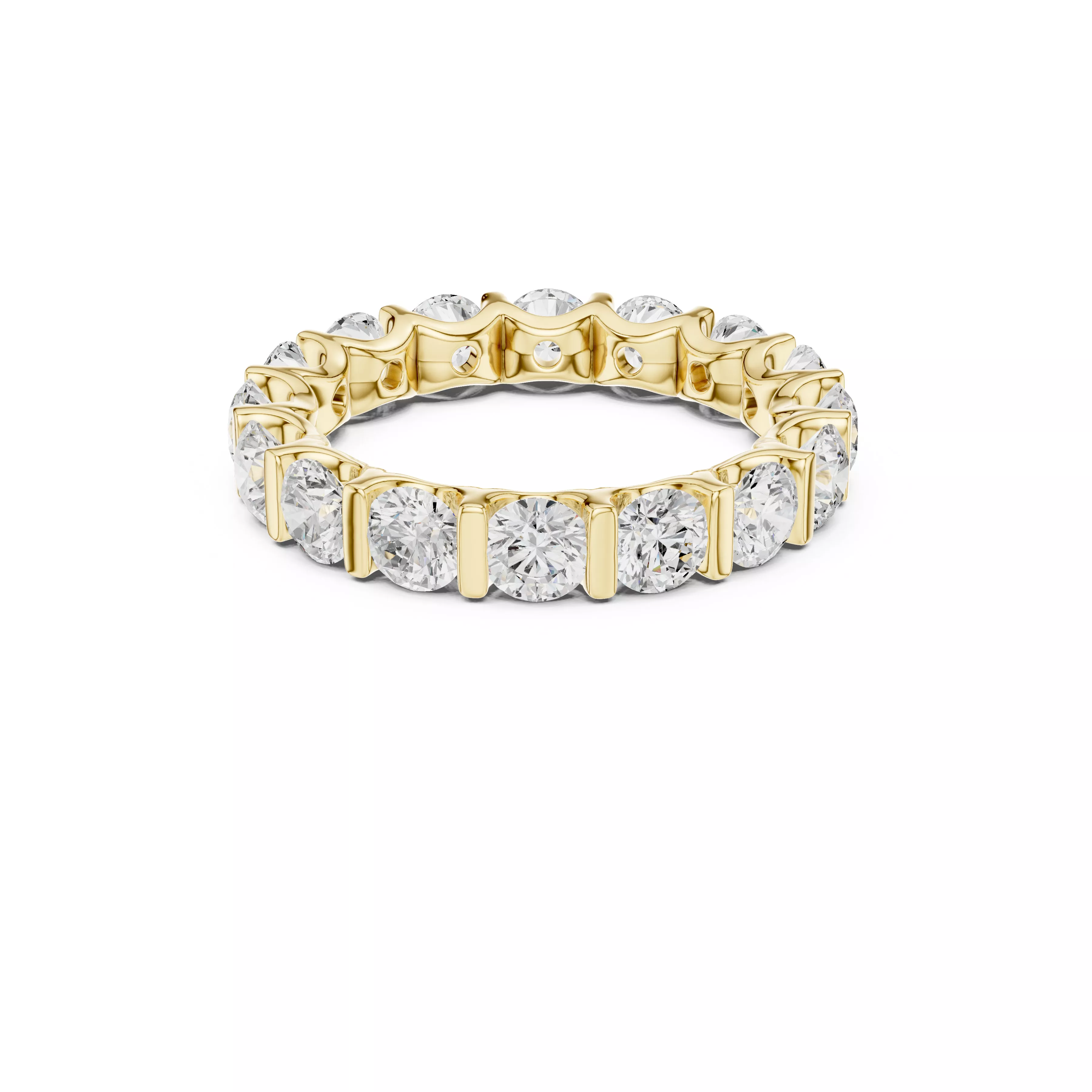 Diamond Ring Band Premium Jewelry CAD 3DM STL 671 3D print model