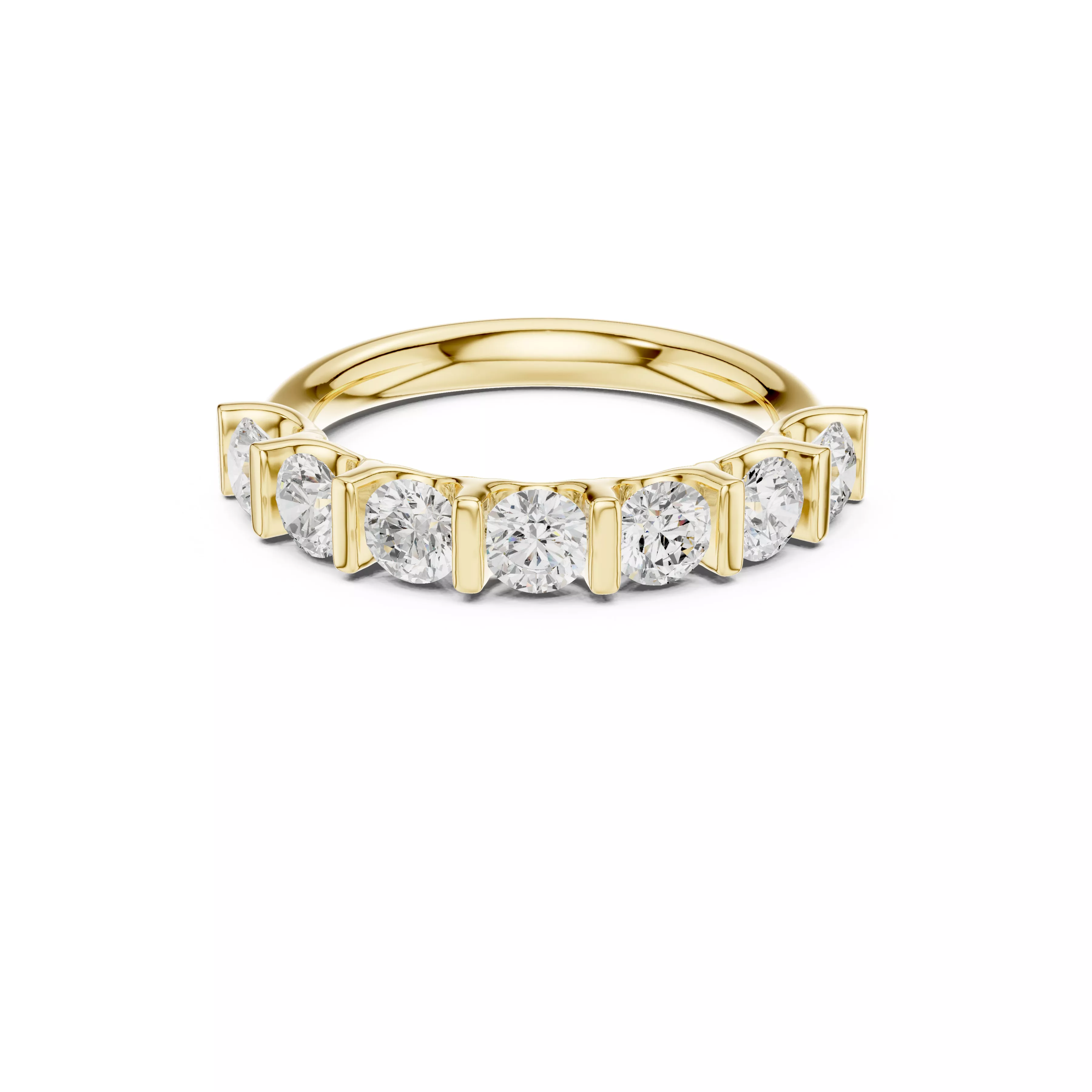 Diamond Ring Band Premium Jewelry CAD 3DM STL 669 3D print model