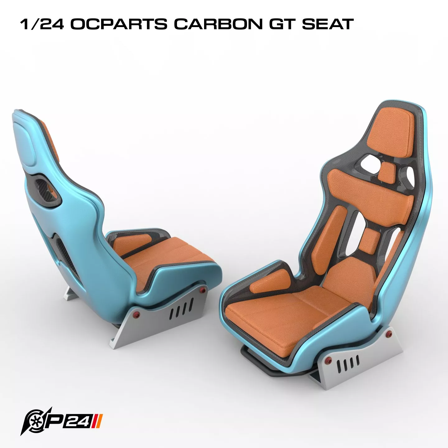 1-24th OCParts Carbon GT seat 3D print model