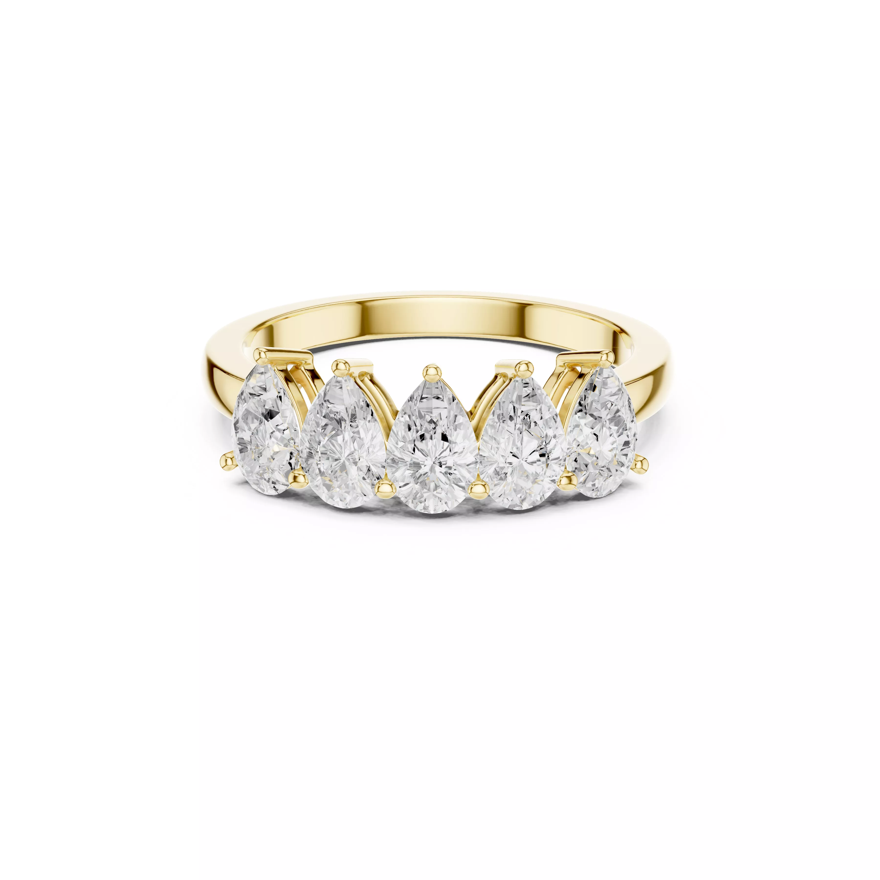 Diamond Ring Band Premium Jewelry CAD 3DM STL 1121 3D print model