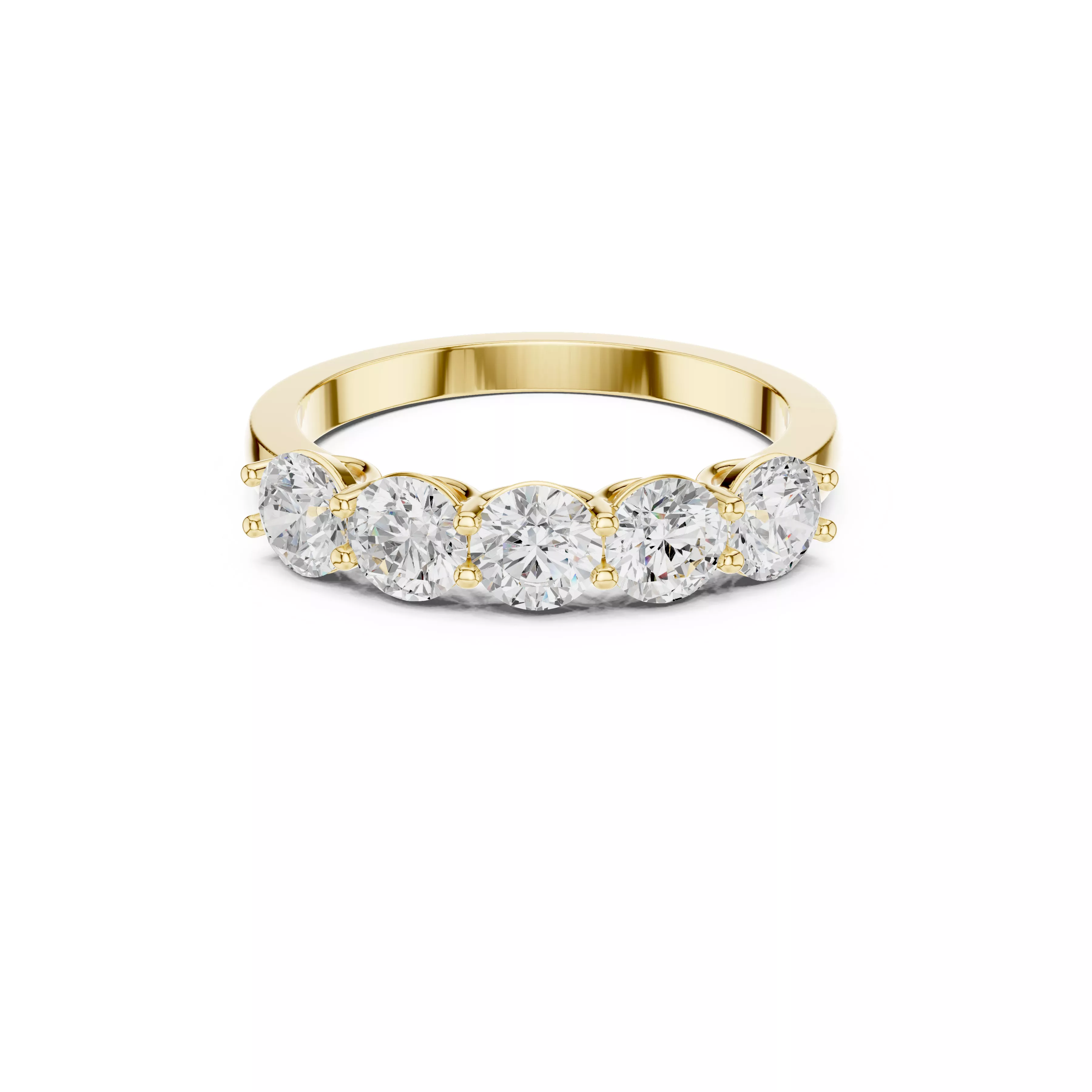 Diamond Ring Band Premium Jewelry CAD 3DM STL 1120 3D print model