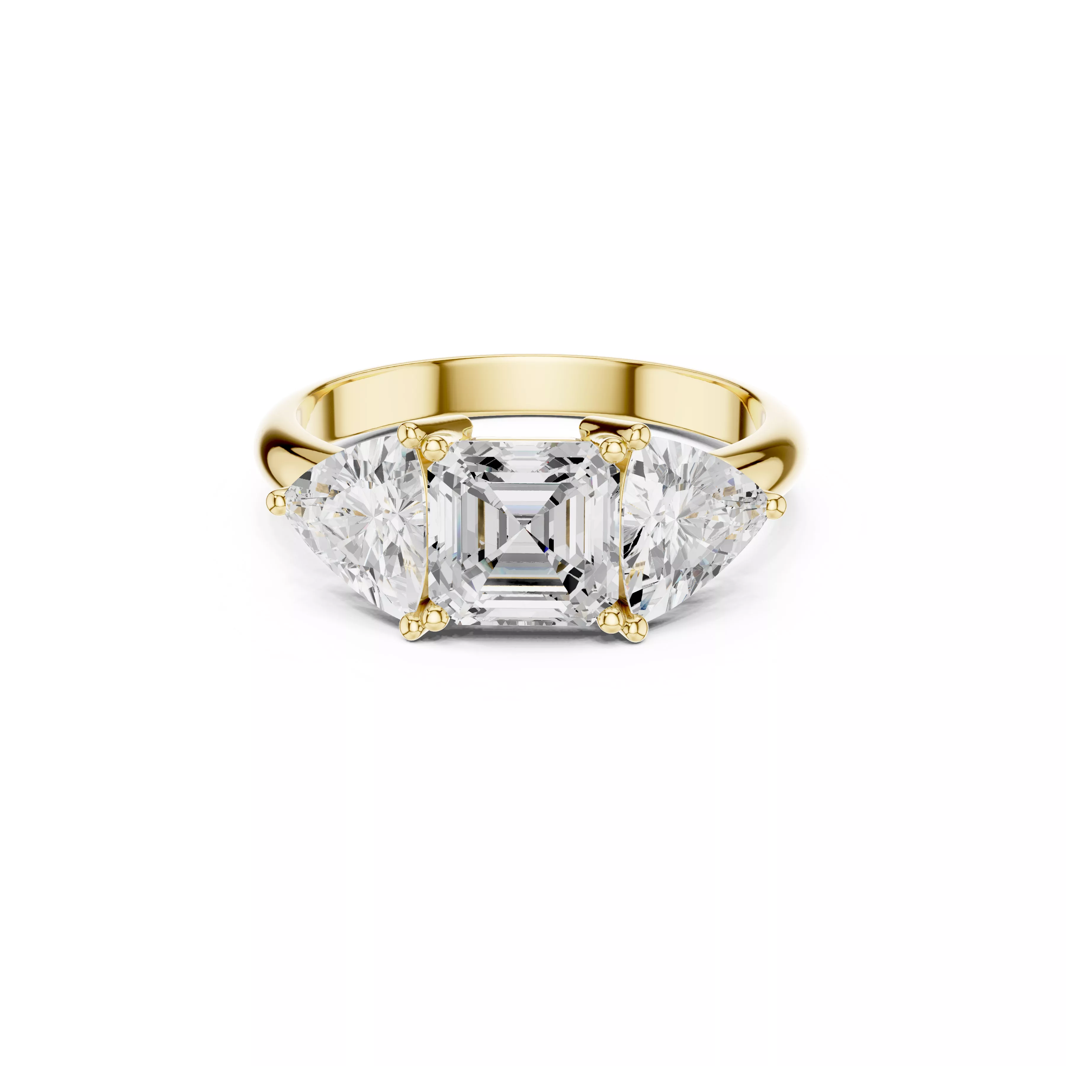 Diamond Ring Band Premium Jewelry CAD 3DM STL 1116 3D print model