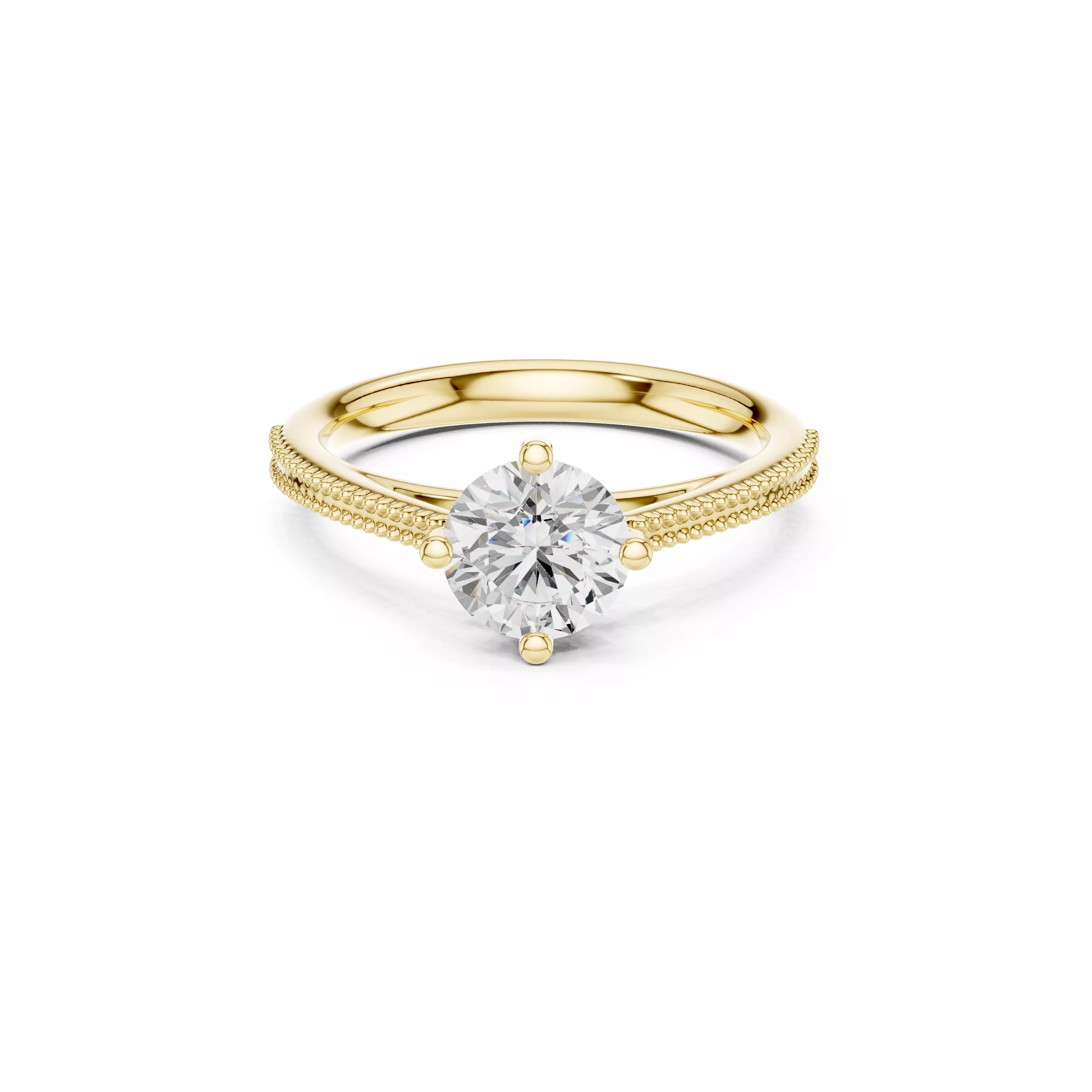 Diamond Ring Band Premium Jewelry CAD 3DM STL 647 3D print model