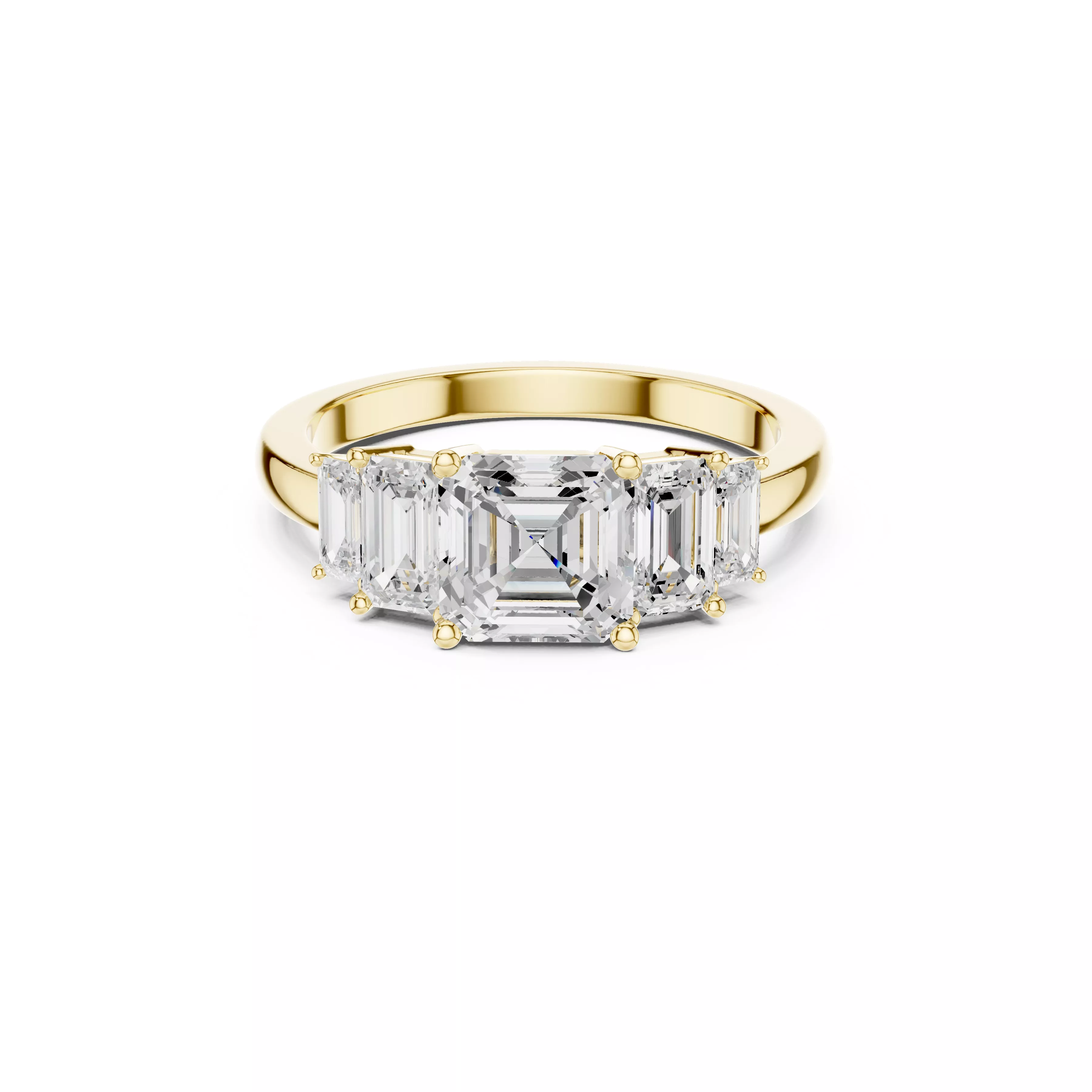 Diamond Ring Band Premium Jewelry CAD 3DM STL 1111 3D print model