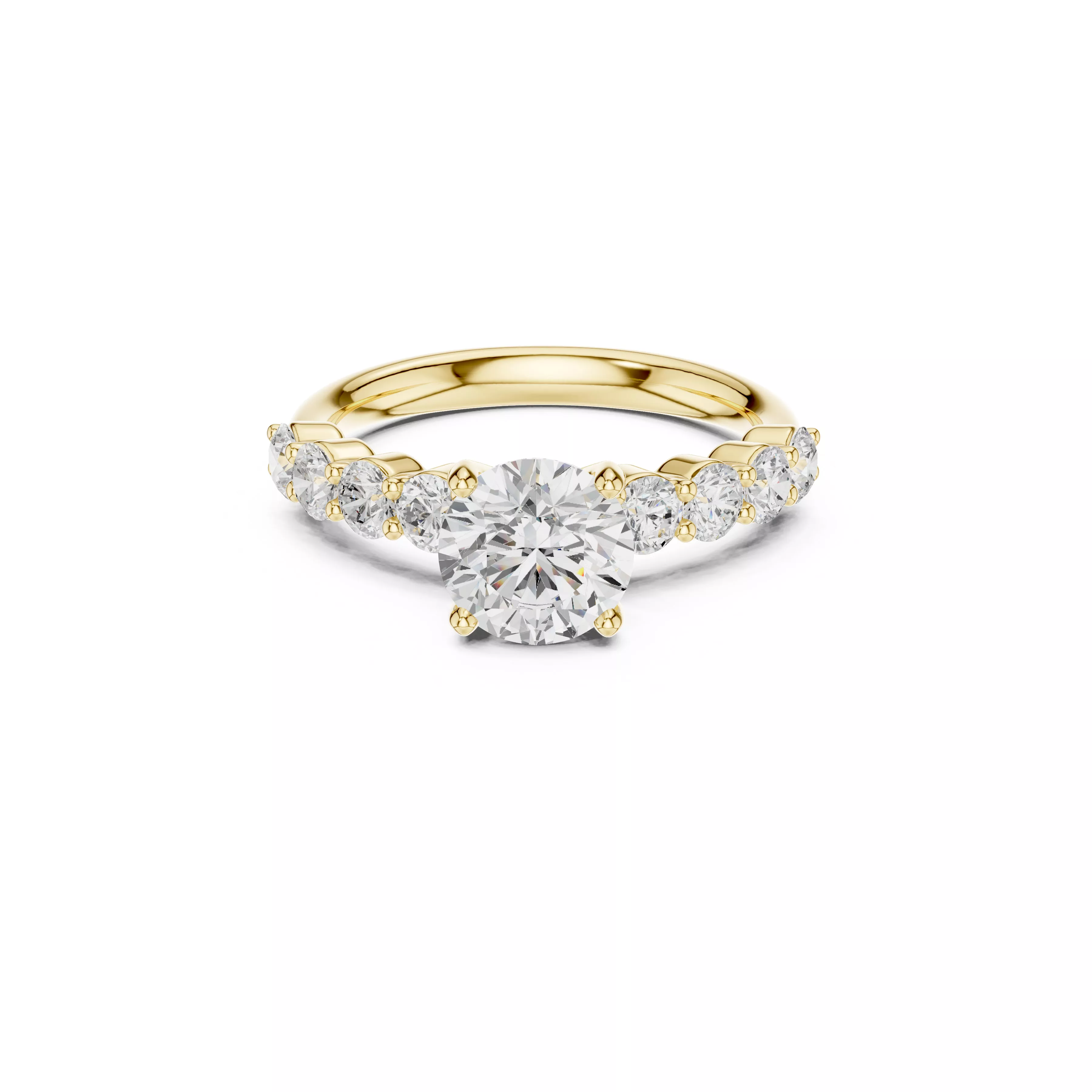 Diamond Ring Band Premium Jewelry CAD 3DM STL 642 3D print model