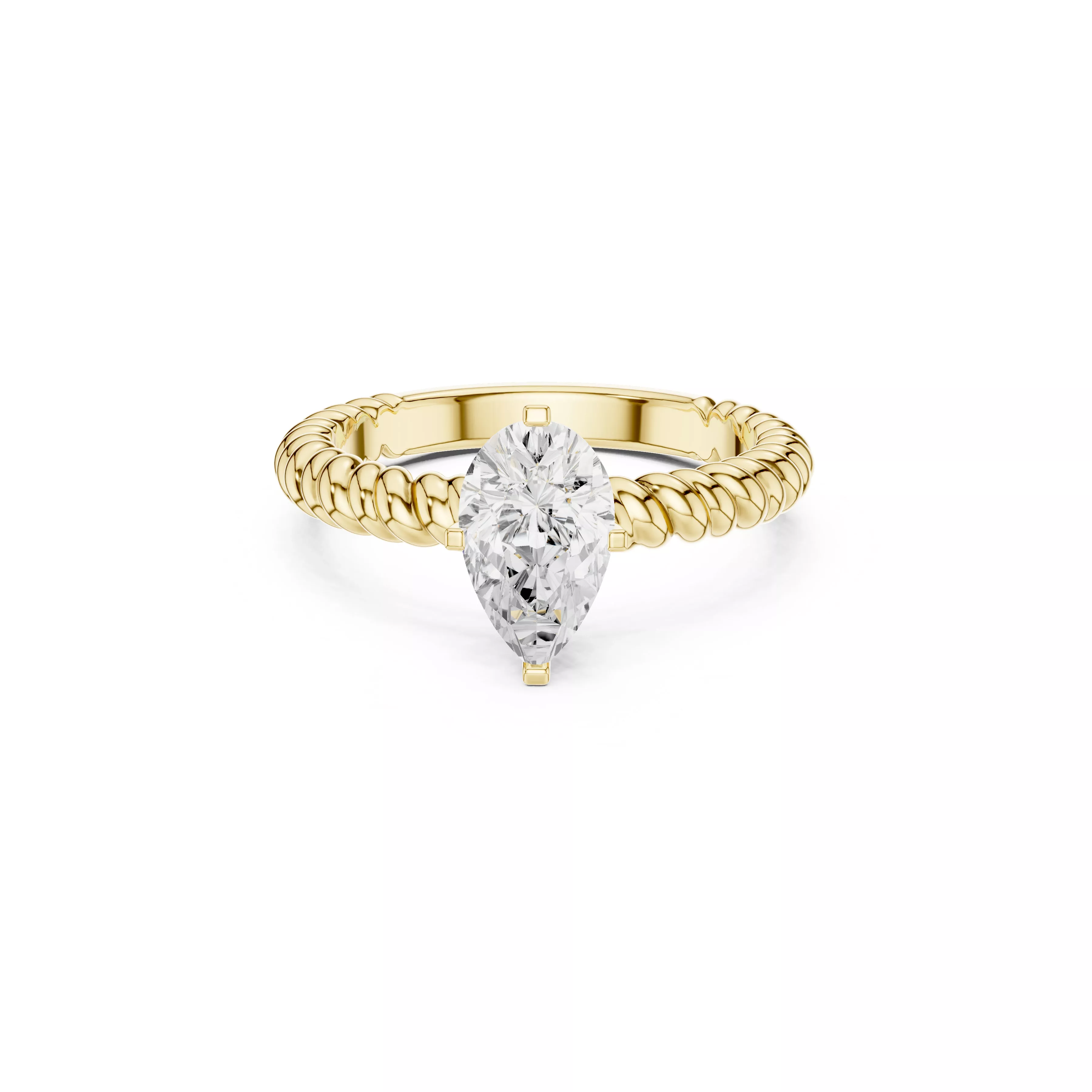 Diamond Ring Band Premium Jewelry CAD 3DM STL 1081 3D print model