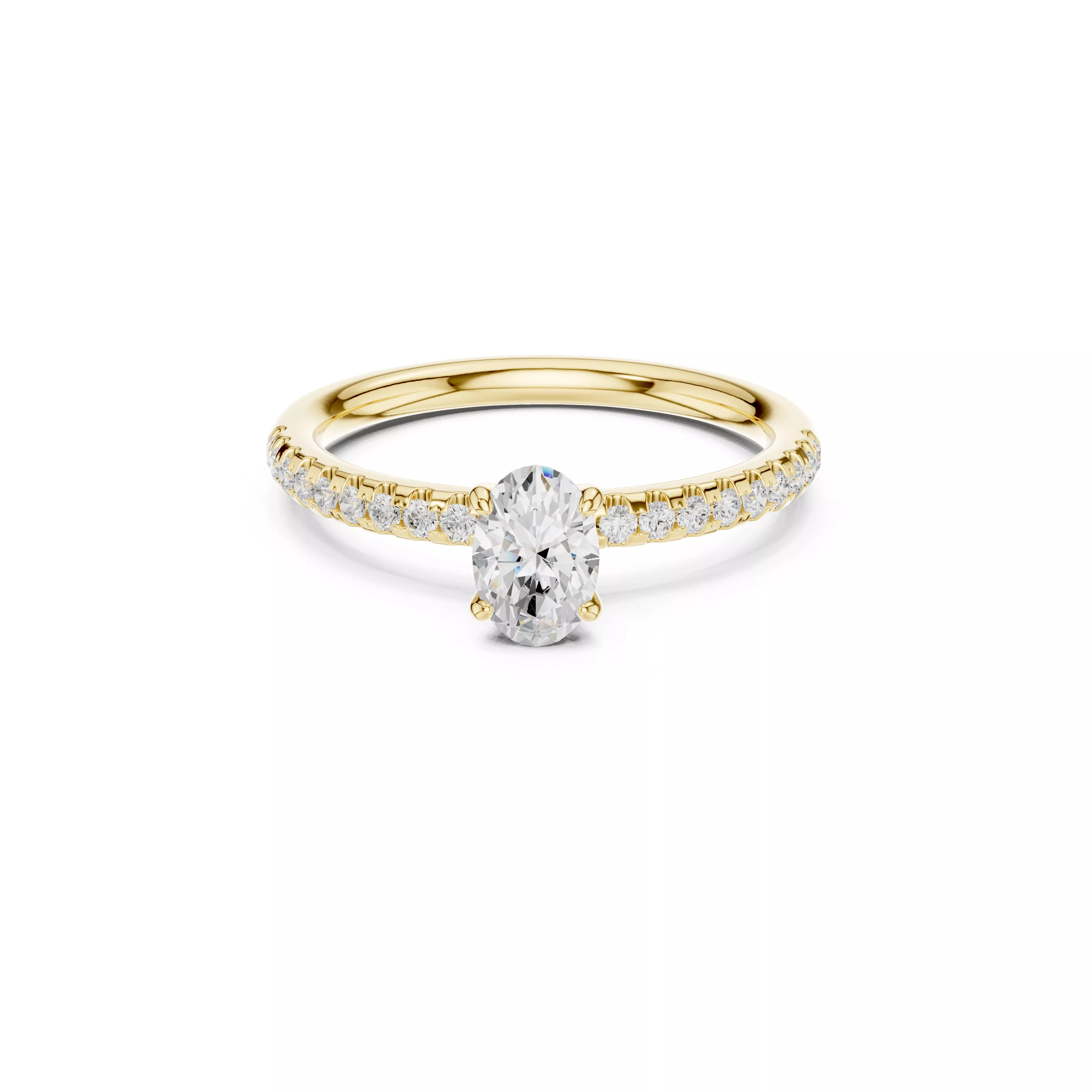 Diamond Ring Band Premium Jewelry CAD 3DM STL 588 3D print model