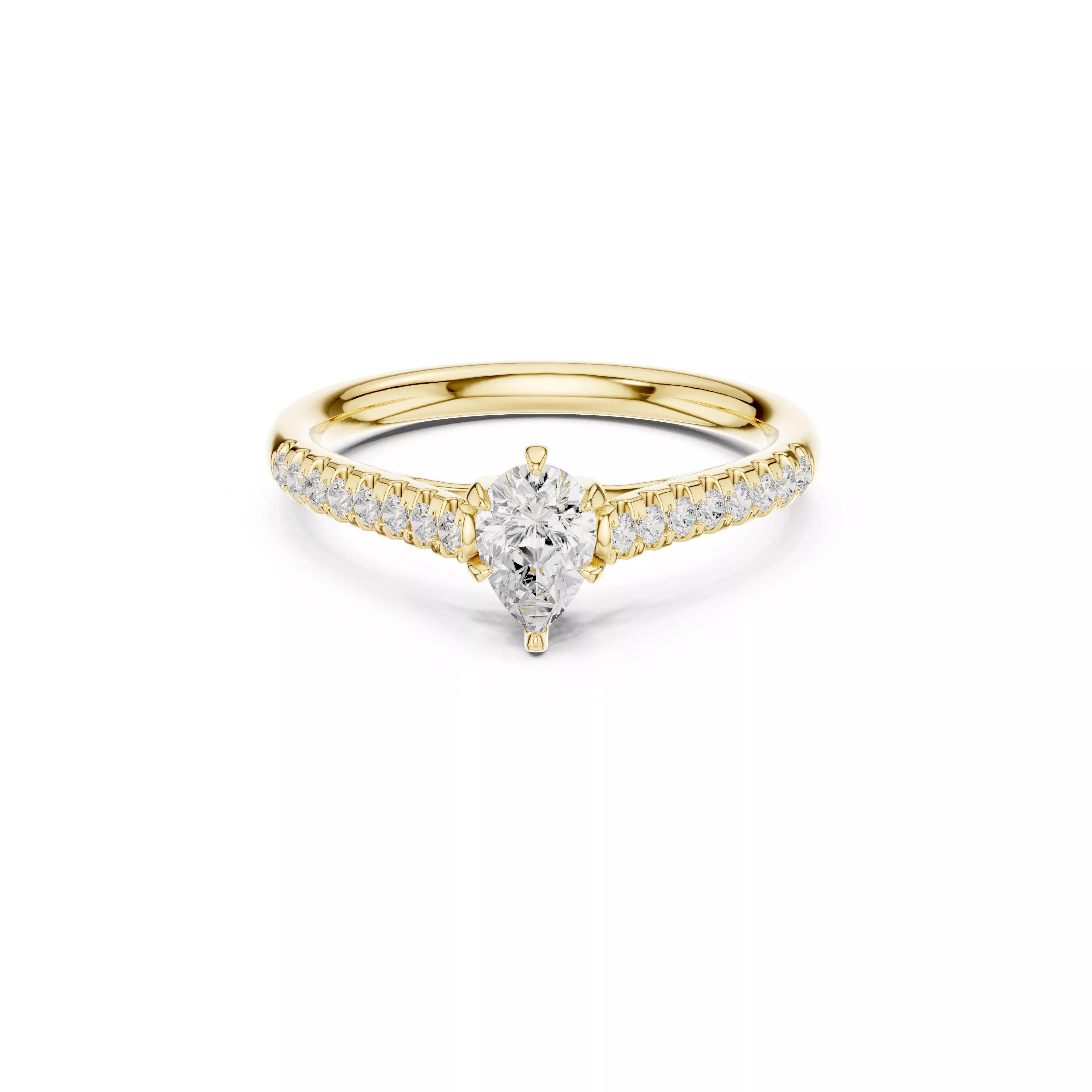 Diamond Ring Band Premium Jewelry CAD 3DM STL 586 3D print model