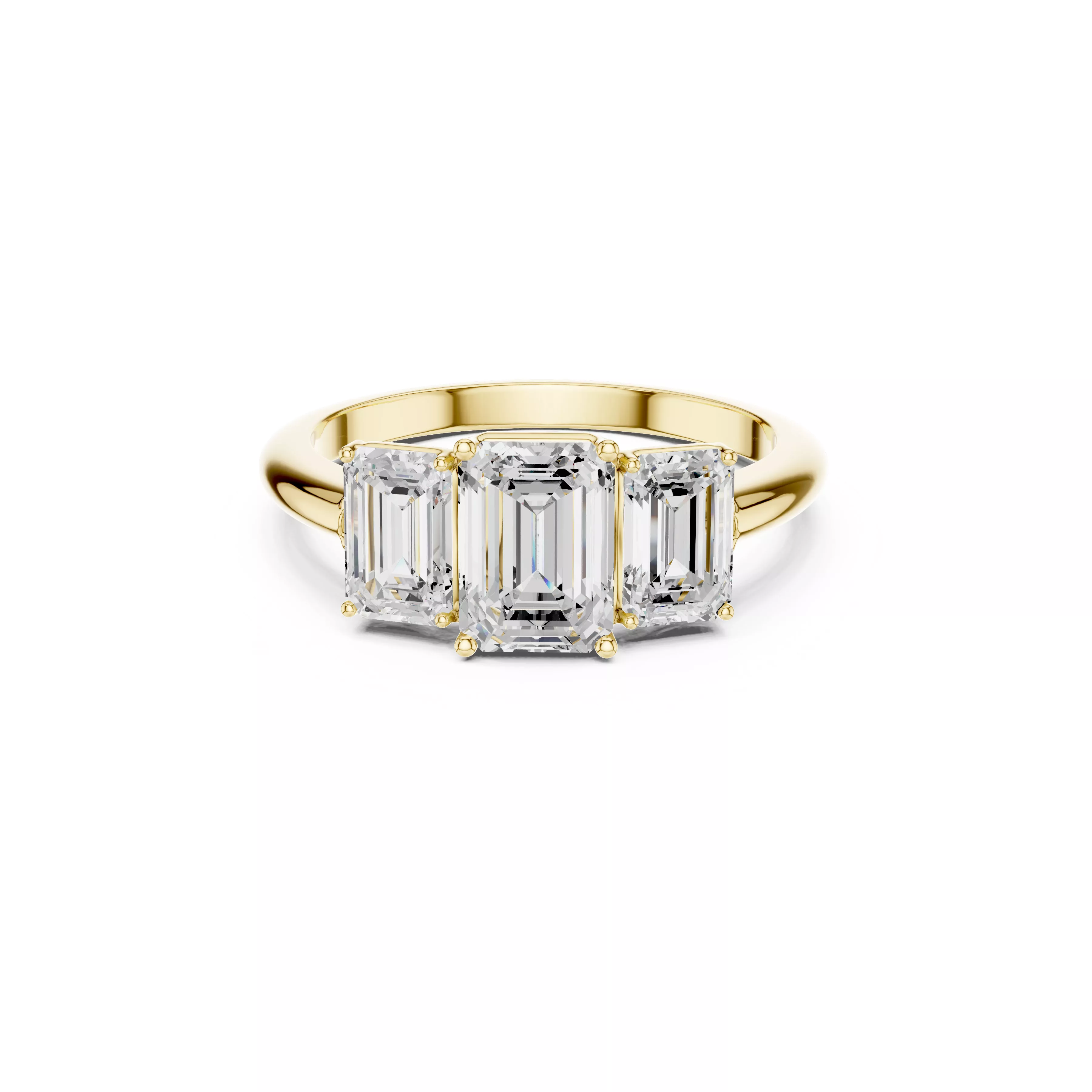 Diamond Ring Band Premium Jewelry CAD 3DM STL 1073 3D print model
