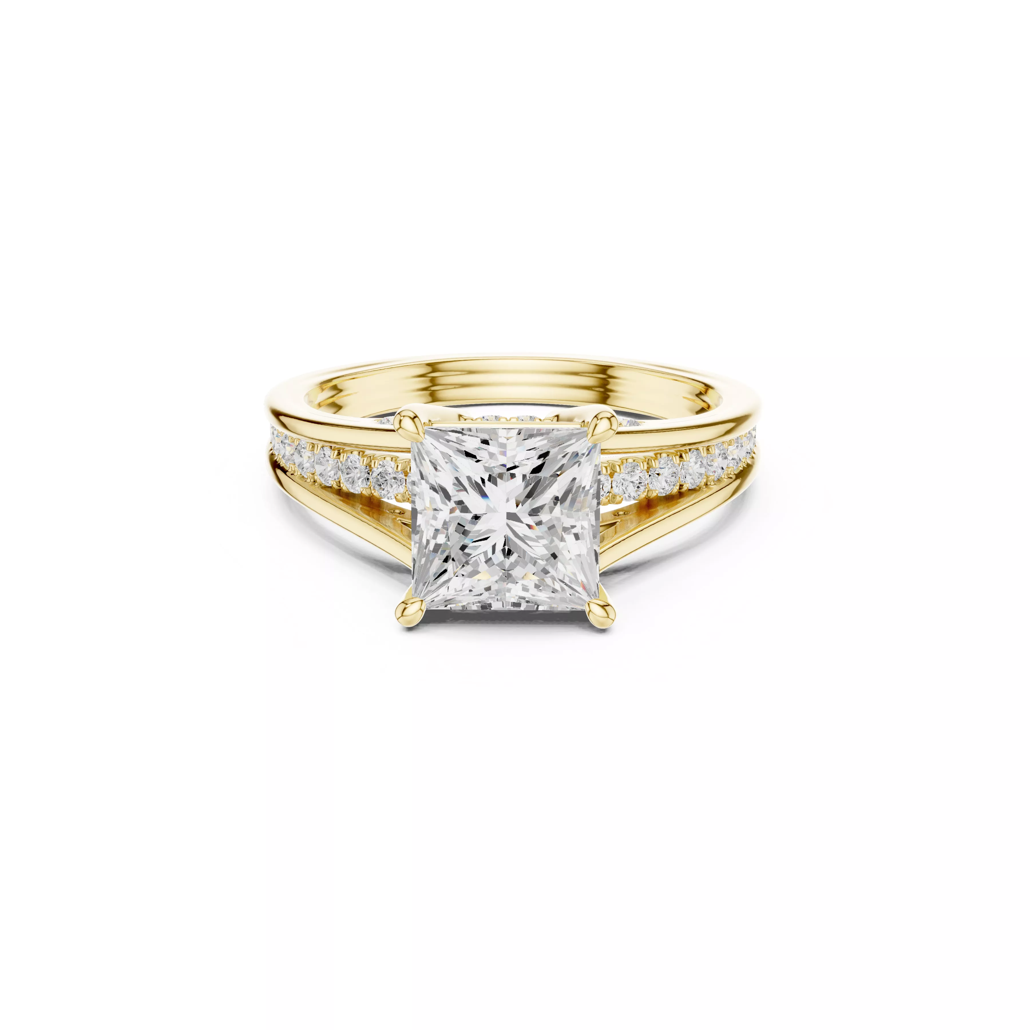 Buy Diamond Ring CAD Design STL 3DM Gold Ring Band R1216 3D print model