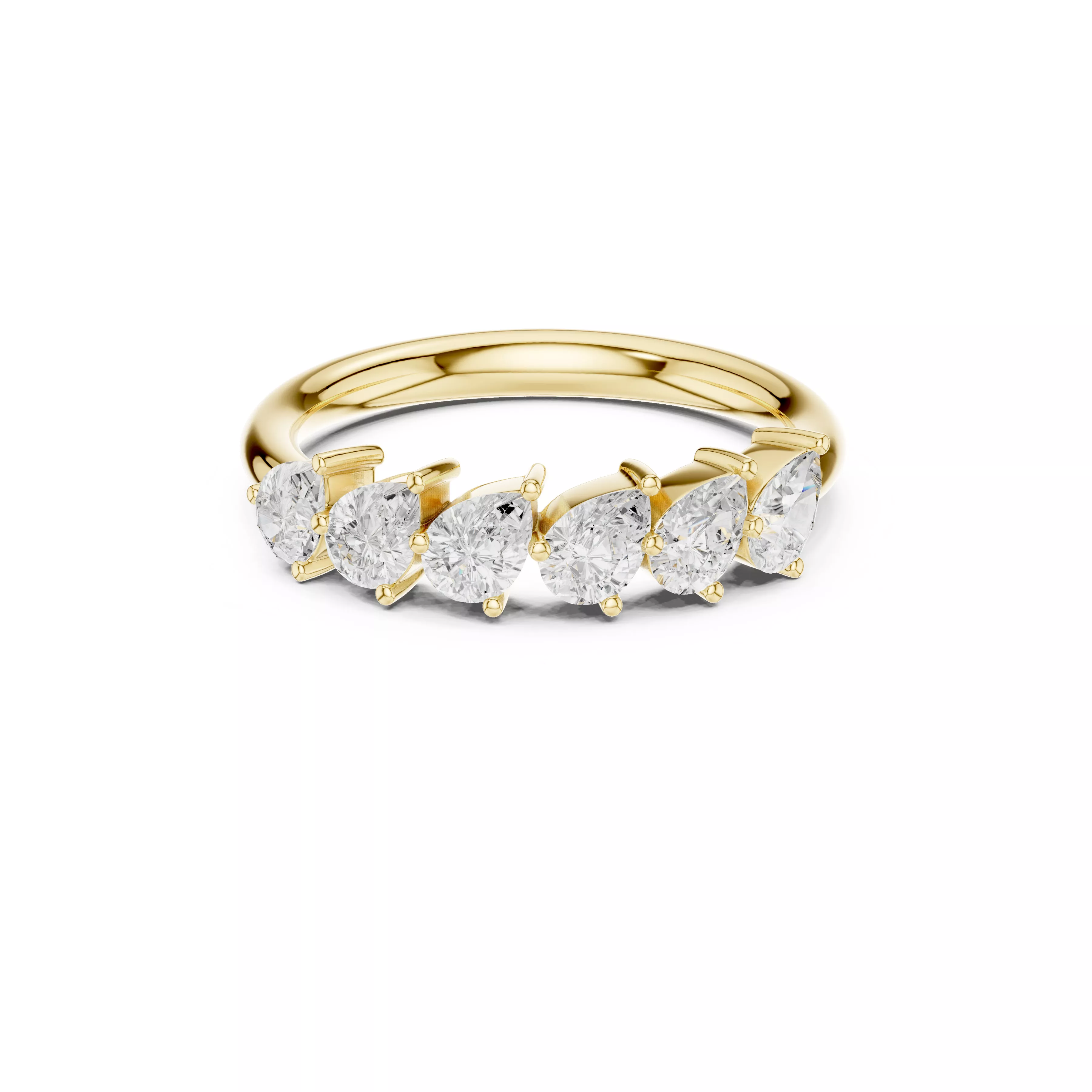Vintage Diamond Ring STL 3DM Gold Ring Band CAD A4930 3D print model
