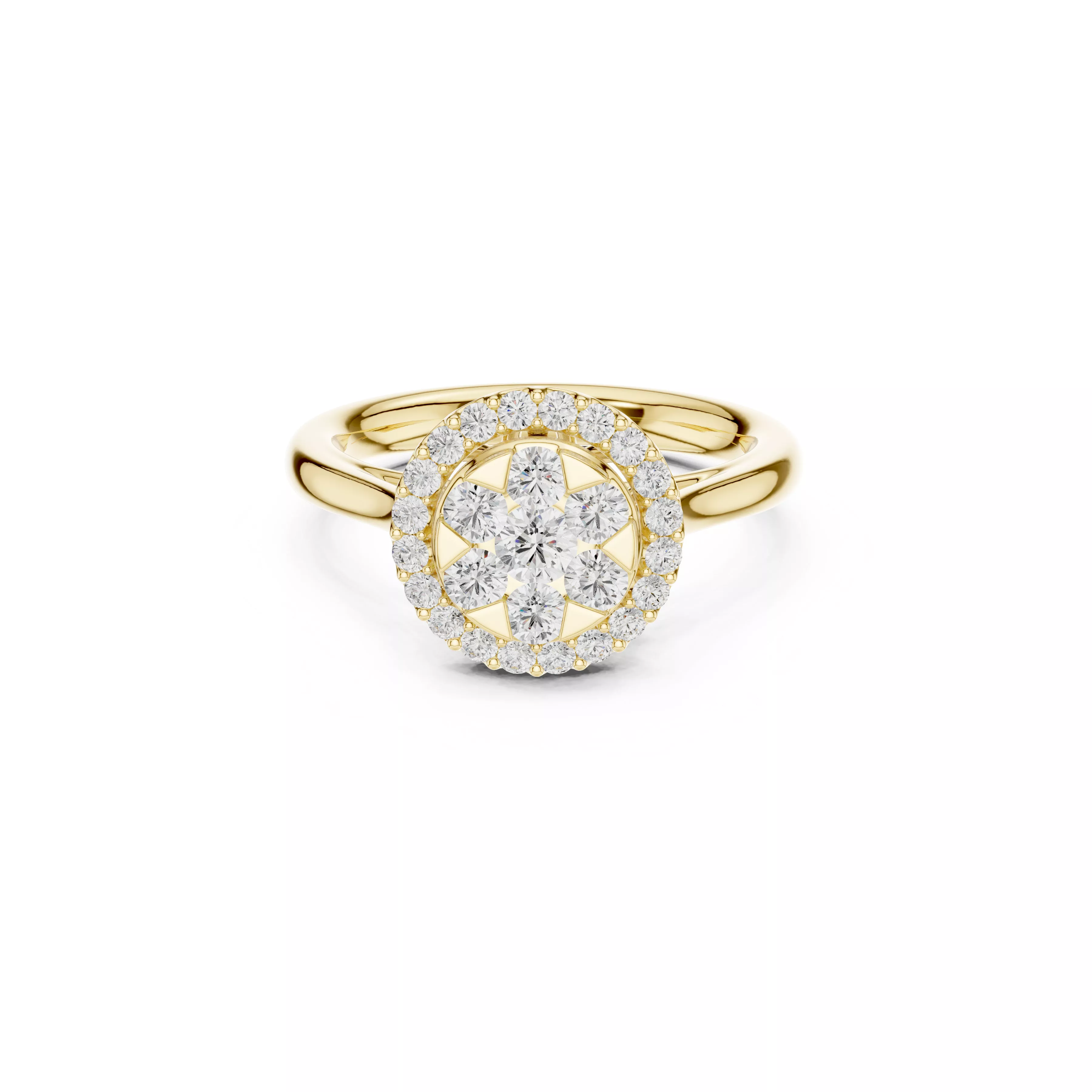 Diamond Ring Band Premium Jewelry CAD 3DM STL 578 3D print model