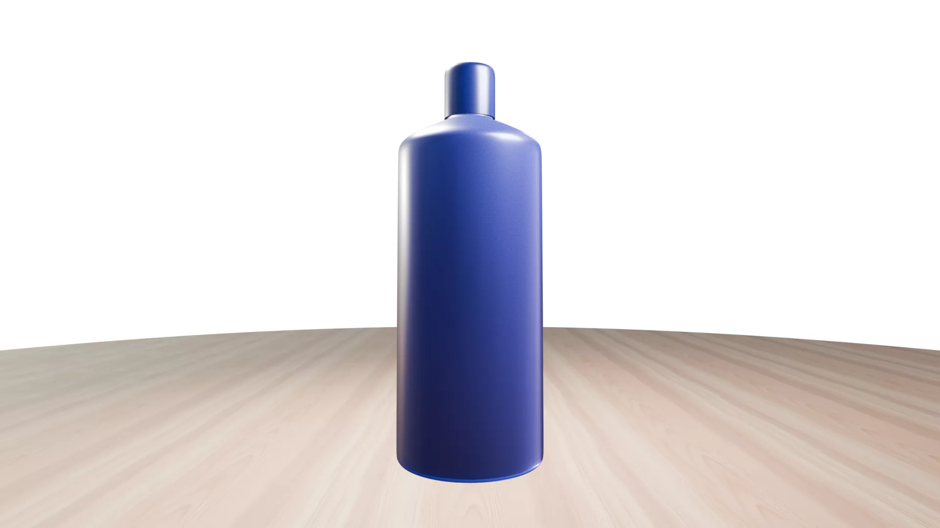 Blue Cosmetic Bottle 3D Model Free low-poly 3D model