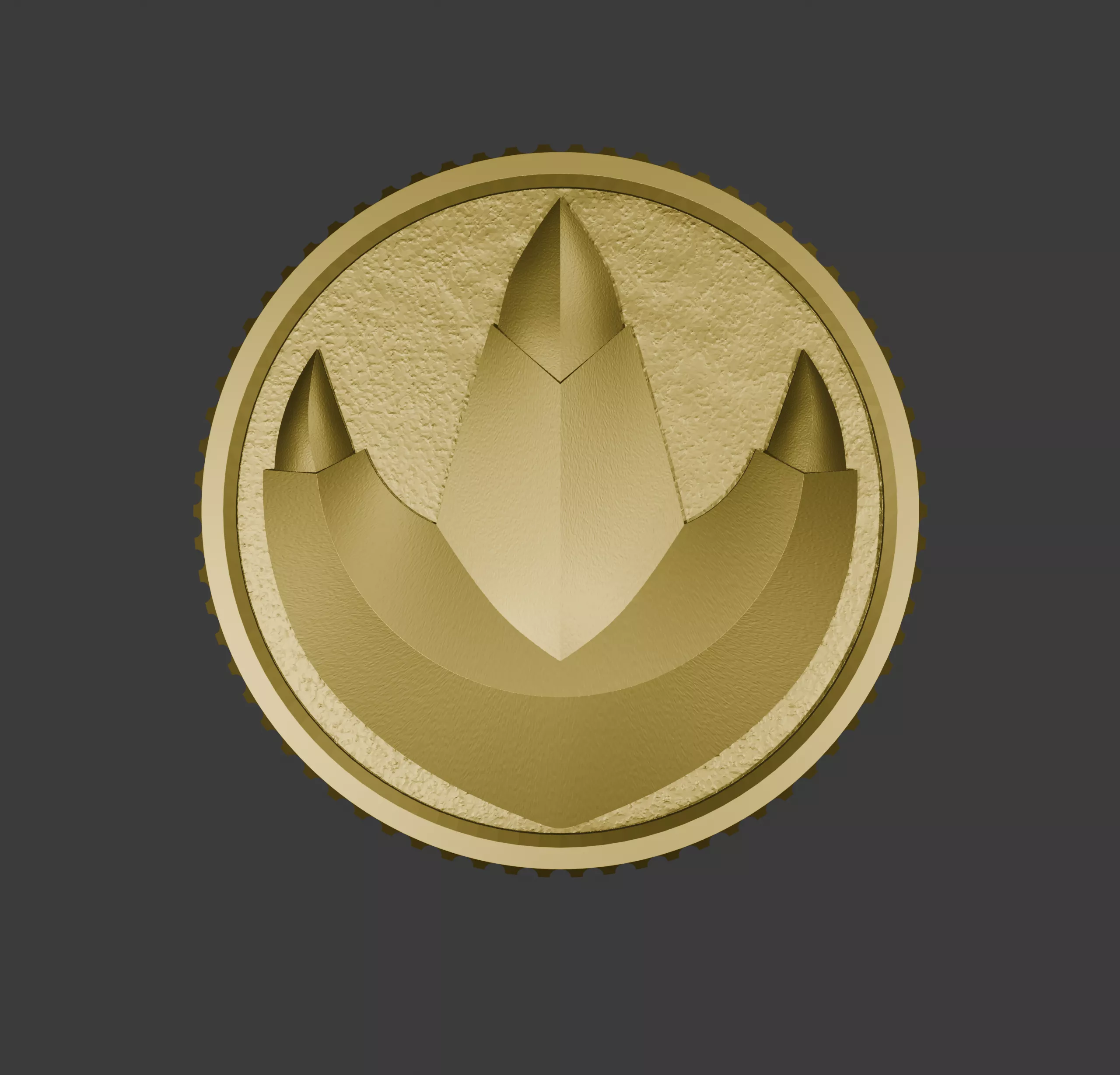 Dragonzord Power Coin - Mighty Morphin Power Rangers 3D print model