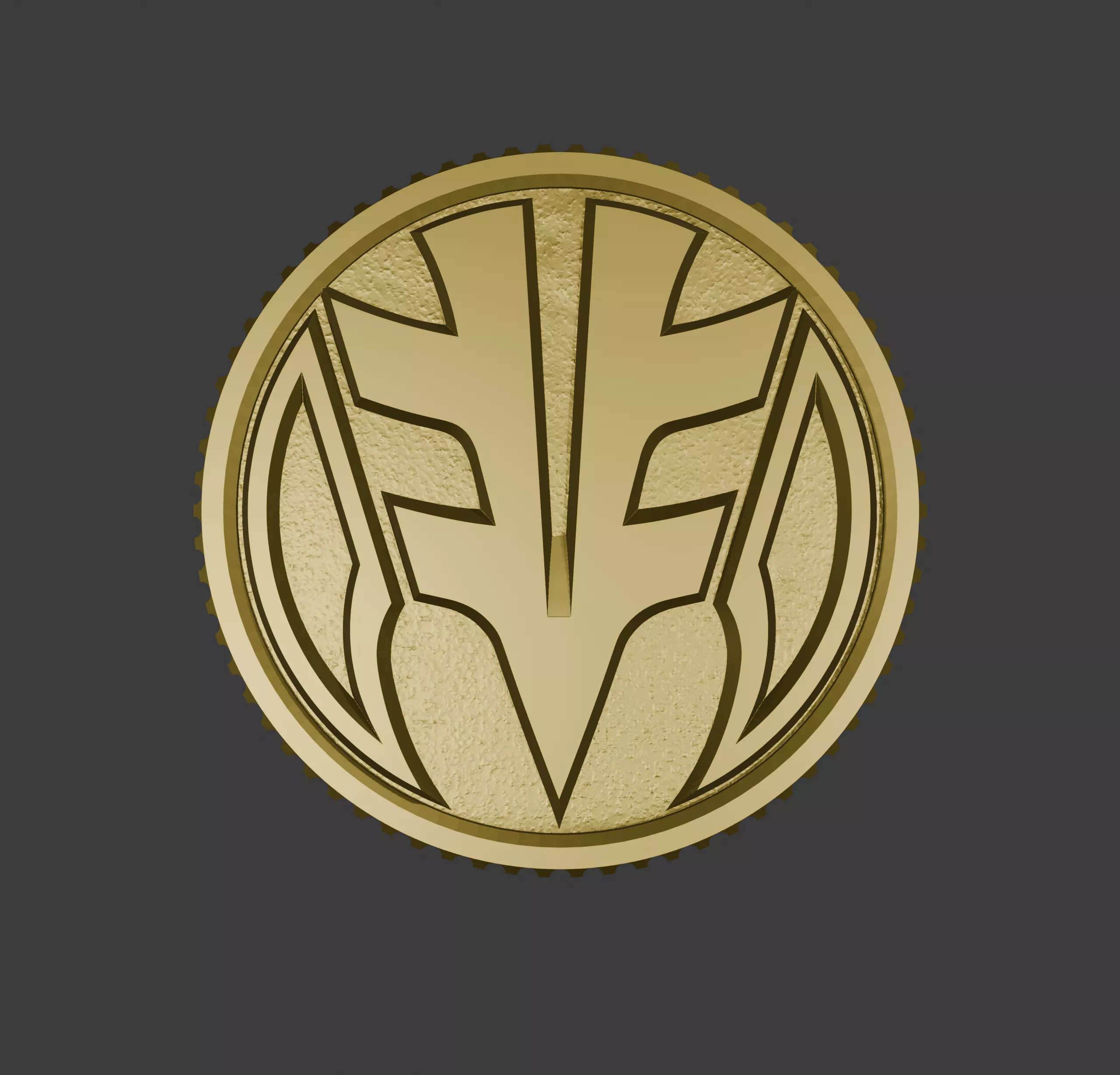 Tigerzord Power Coin - Mighty Morphin Power Rangers 3D print model