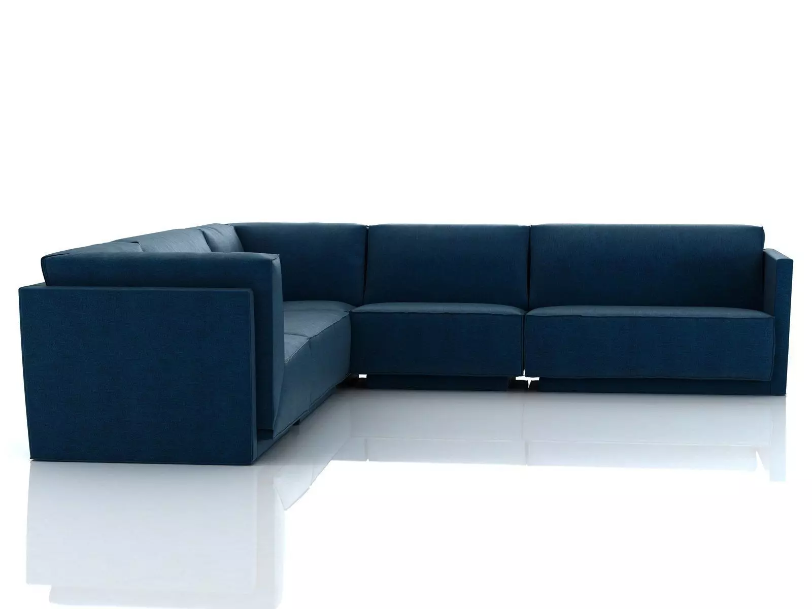 Doutzen set person sectional sofa 3D model_1
