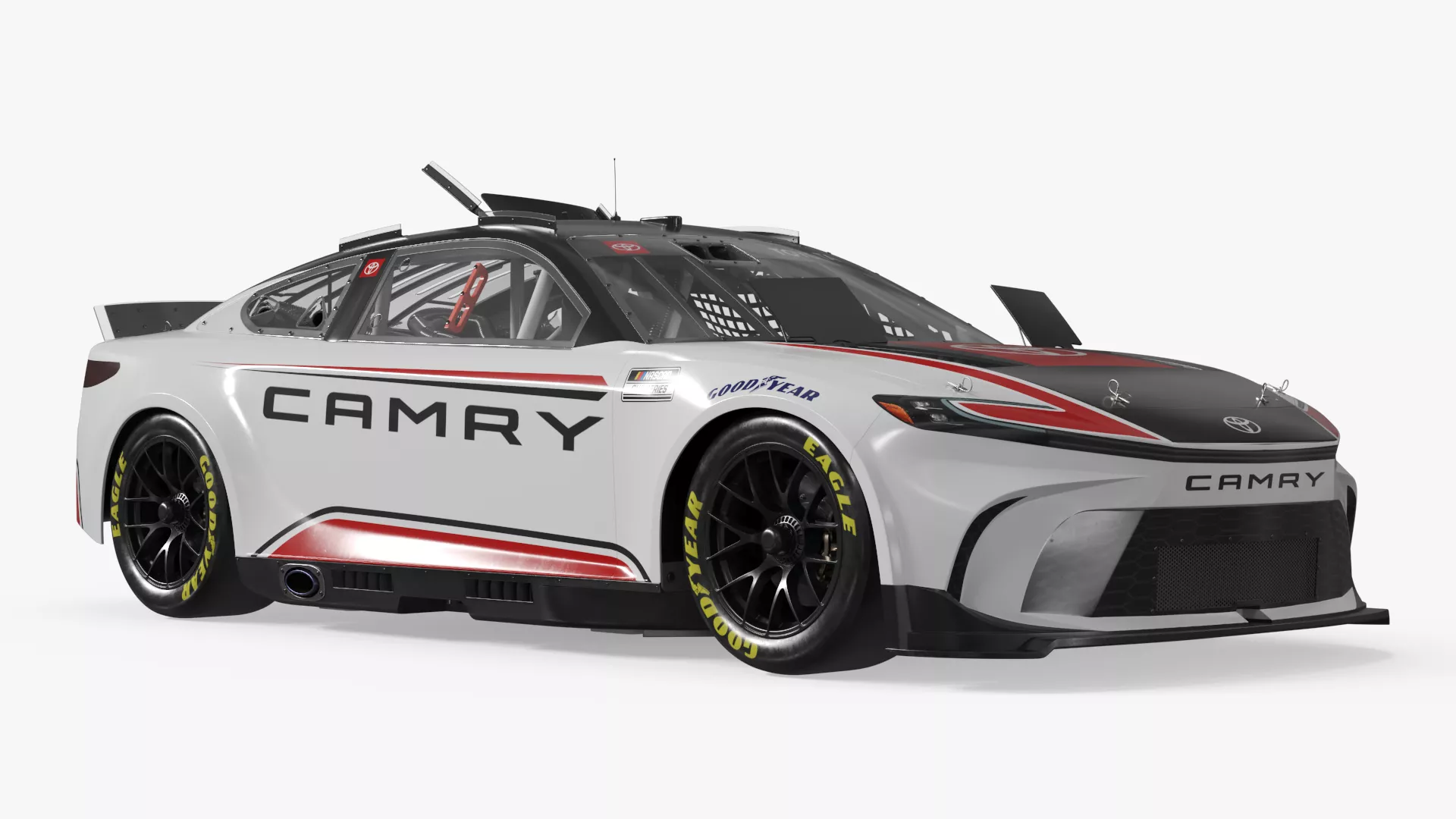 Toyota Camry XSE NASCAR Cup Gen 7 Rigged for Cinema 4D 3D model