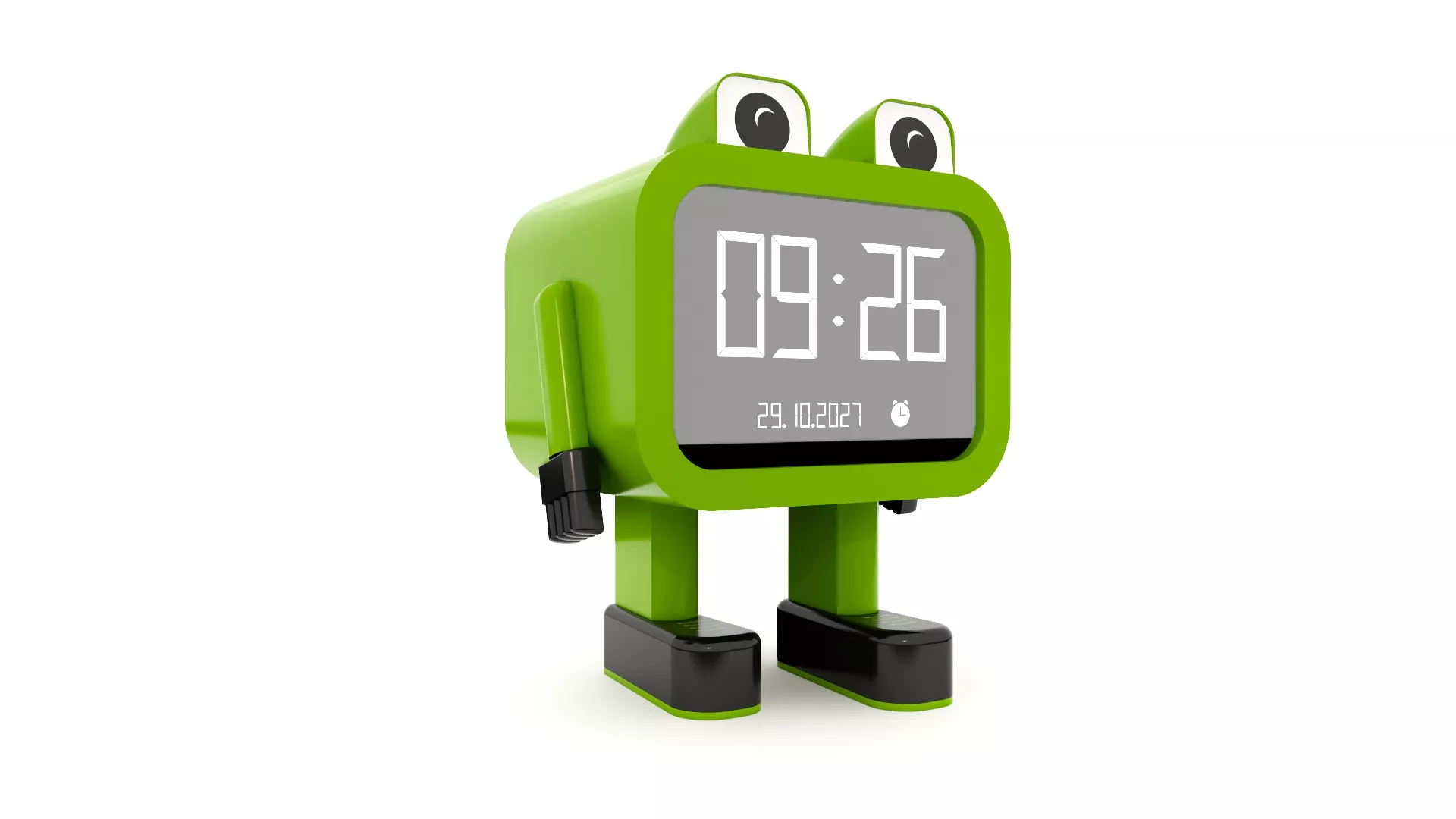 DESKTOP CLOCK 10 Low-poly 3D model