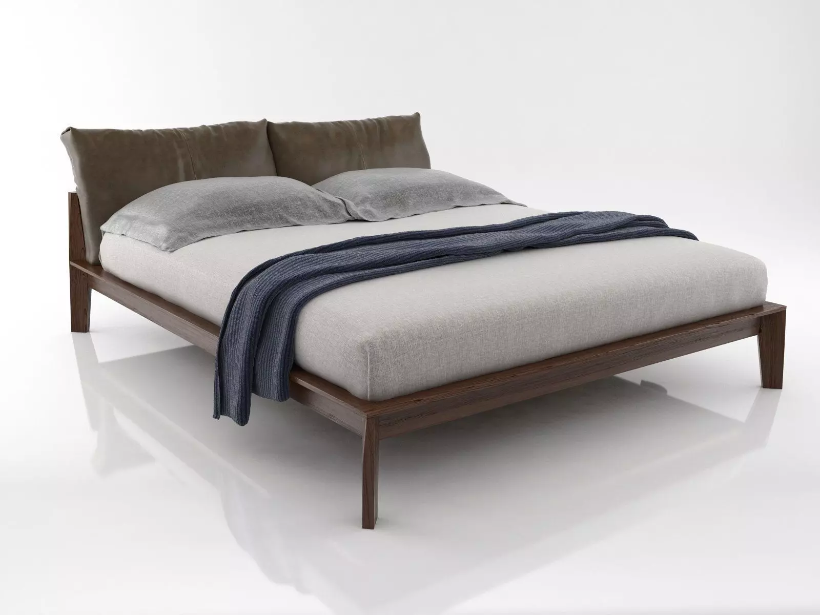 Wish person bed 3D model_1