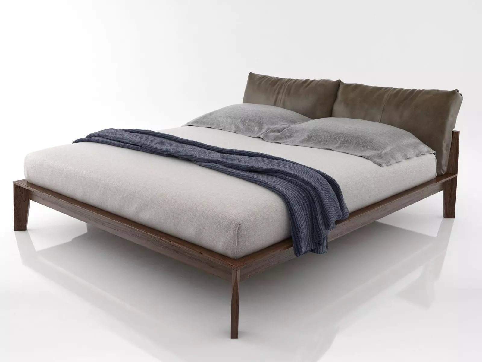 Wish person bed 3D model_0