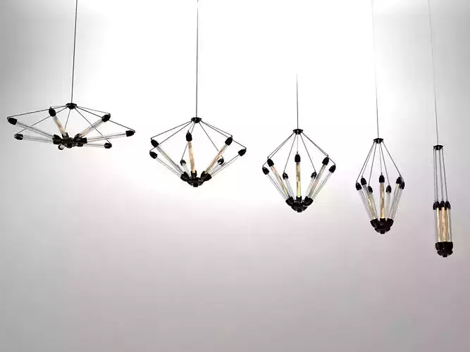 Kroon pendant light 3D model