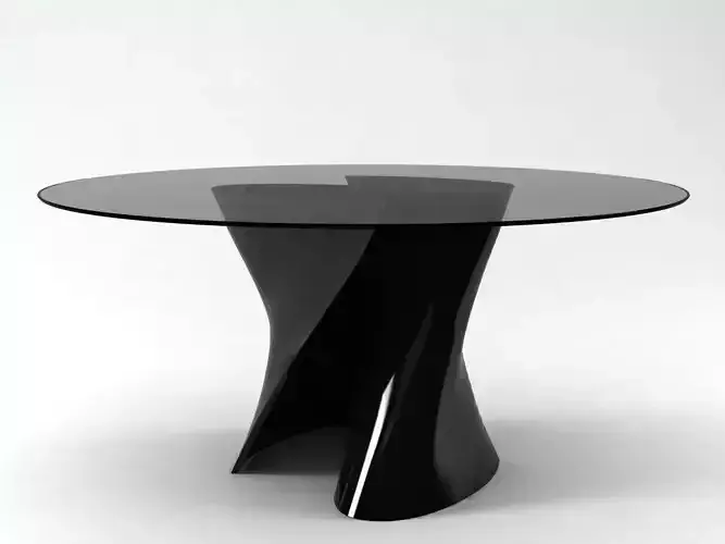 S Table dining with glass top