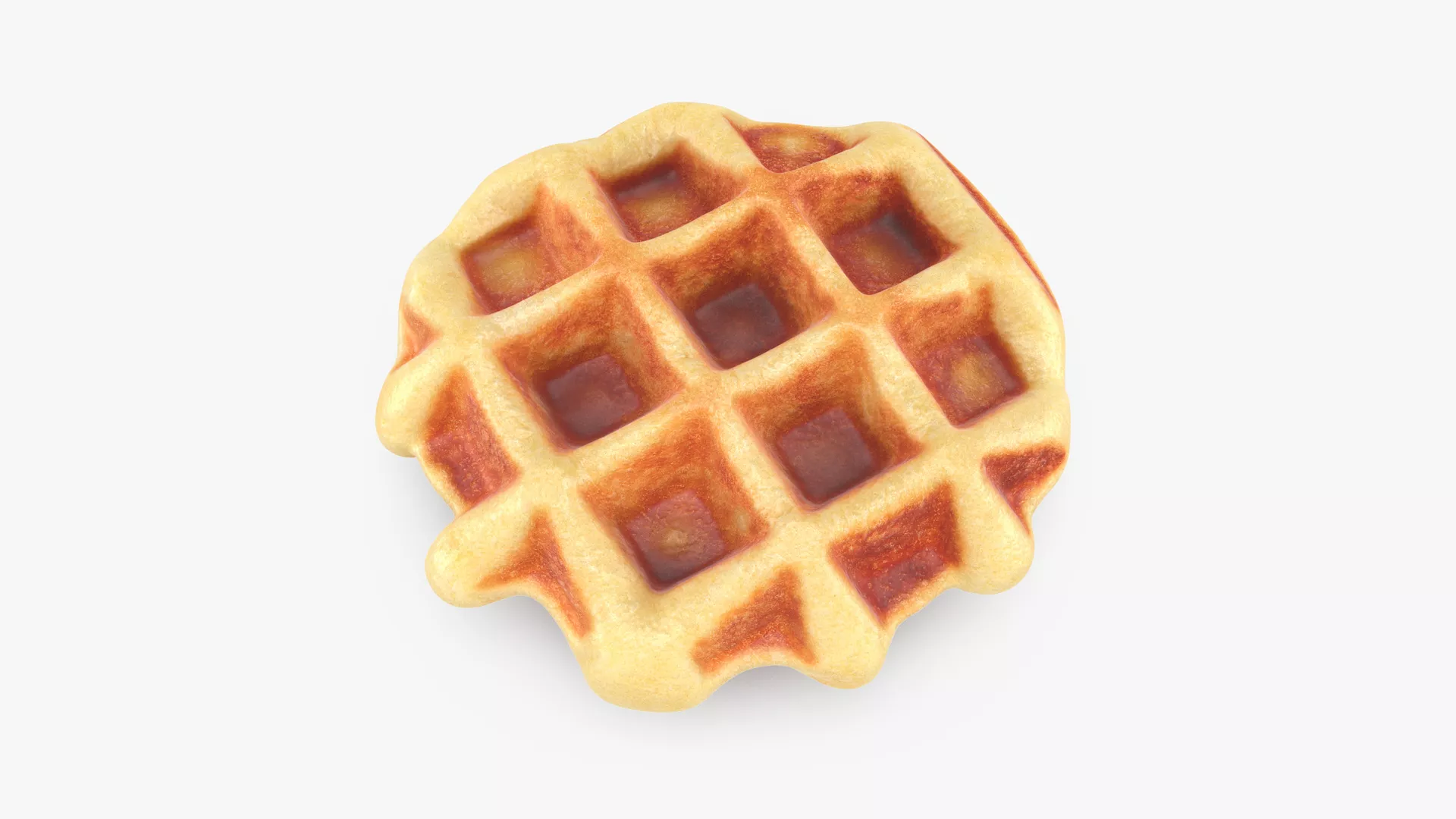 Waffle Low-poly 3D model