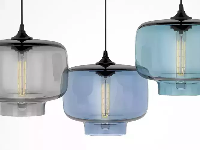 Pendant Set modern glass light