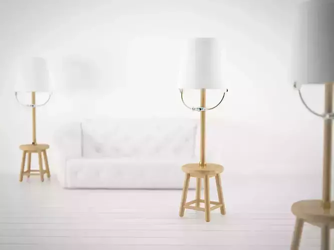 Bucket Lamp 3D model