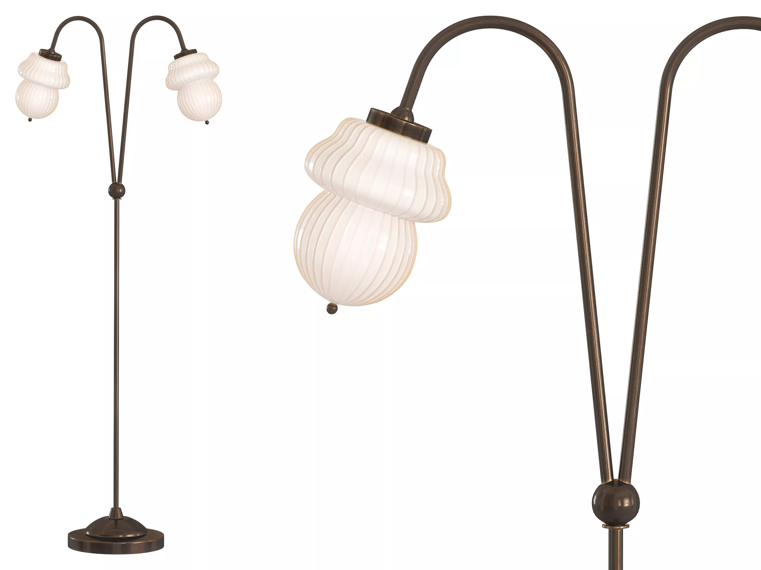Ribchester Floor Lamp 3D model