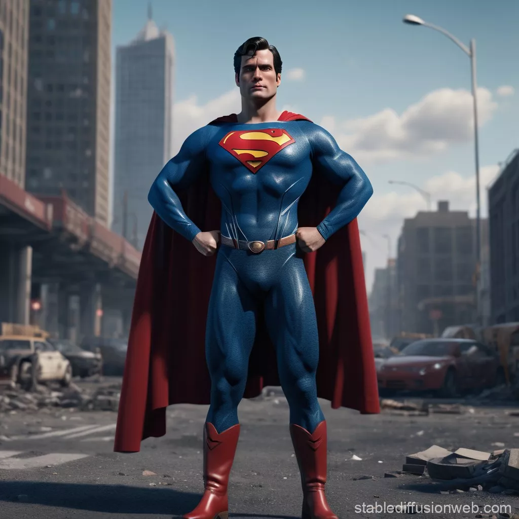 SuperHero Free 3D model