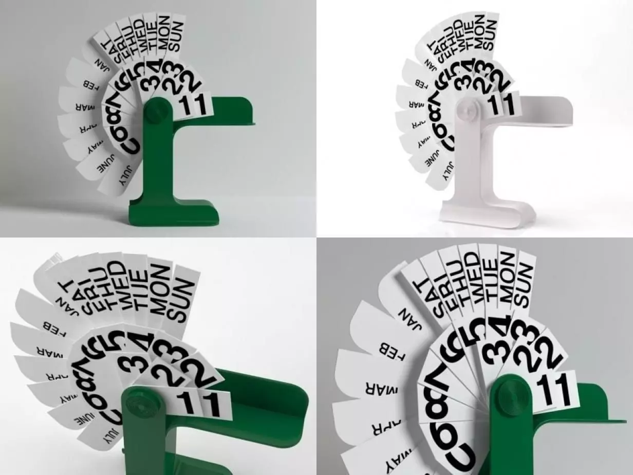 Timor july sun calendar 3D model_4