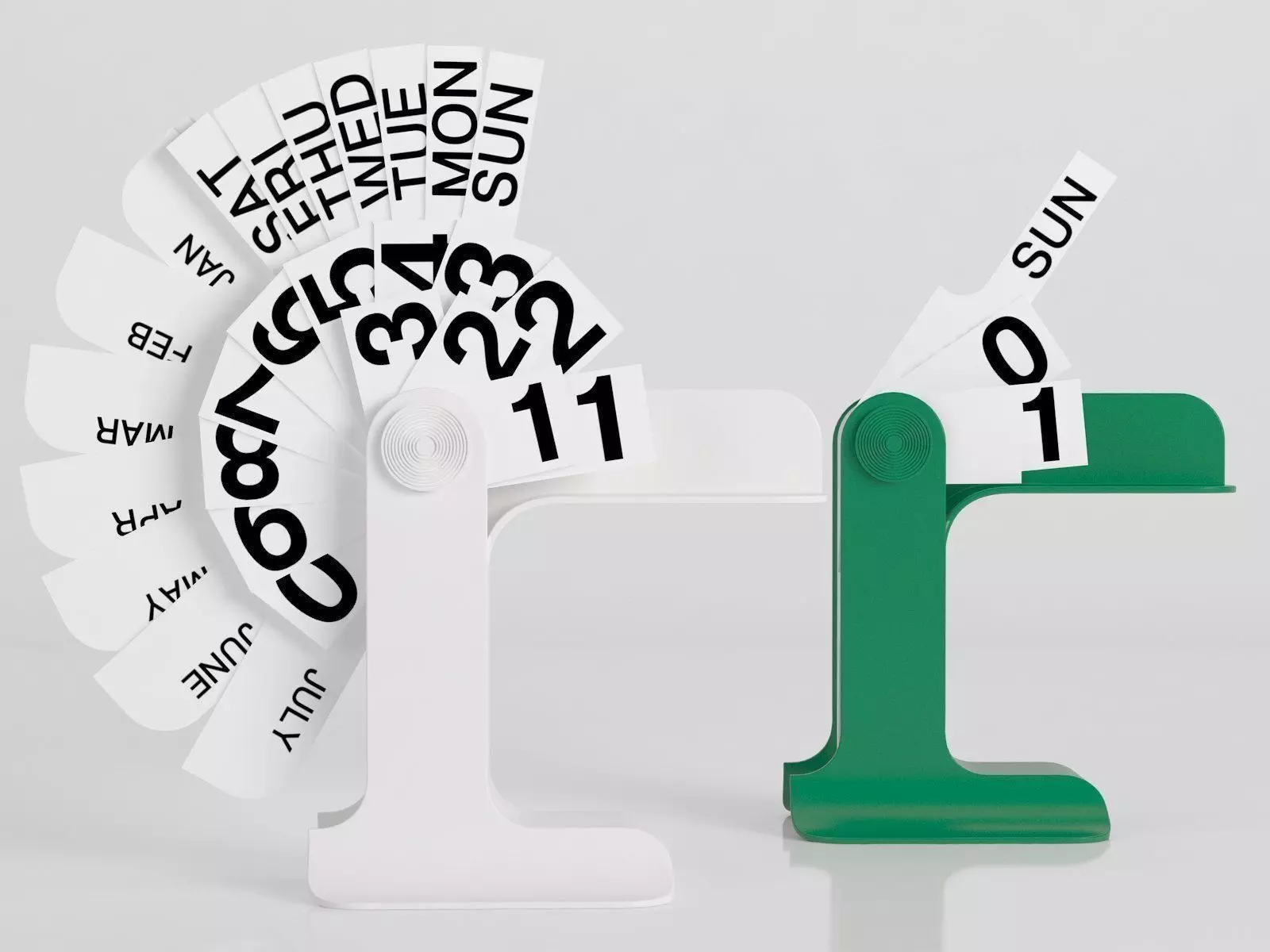 Timor july sun calendar 3D model_0