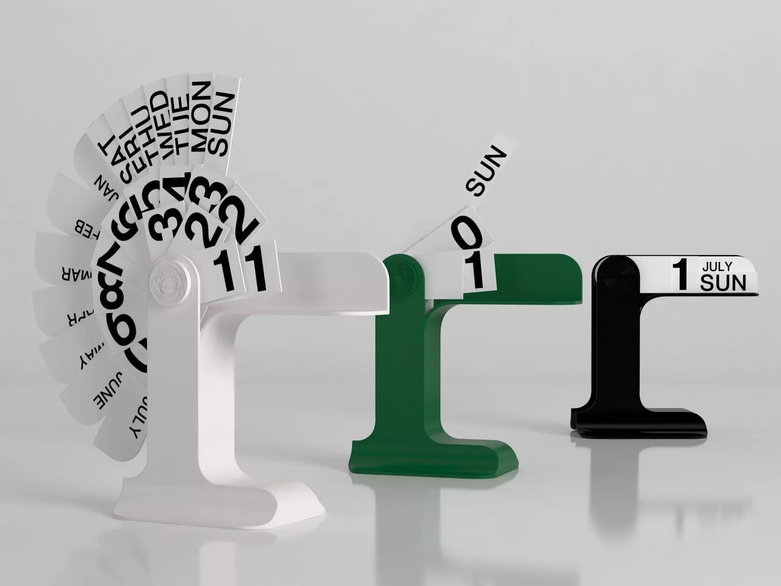 Timor july sun calendar 3D model_1