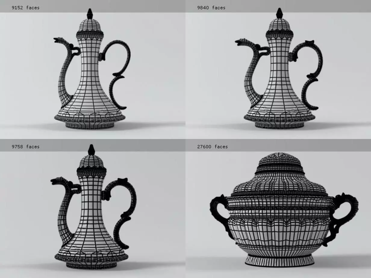 Ornament Vases 3D model_10