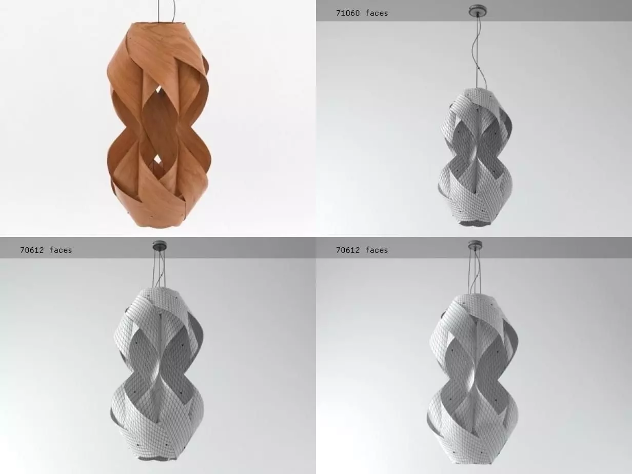 Anfora S pendant lamp 3D model_7