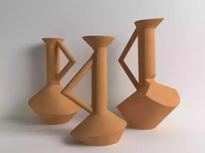 ZAG three vases 3D model