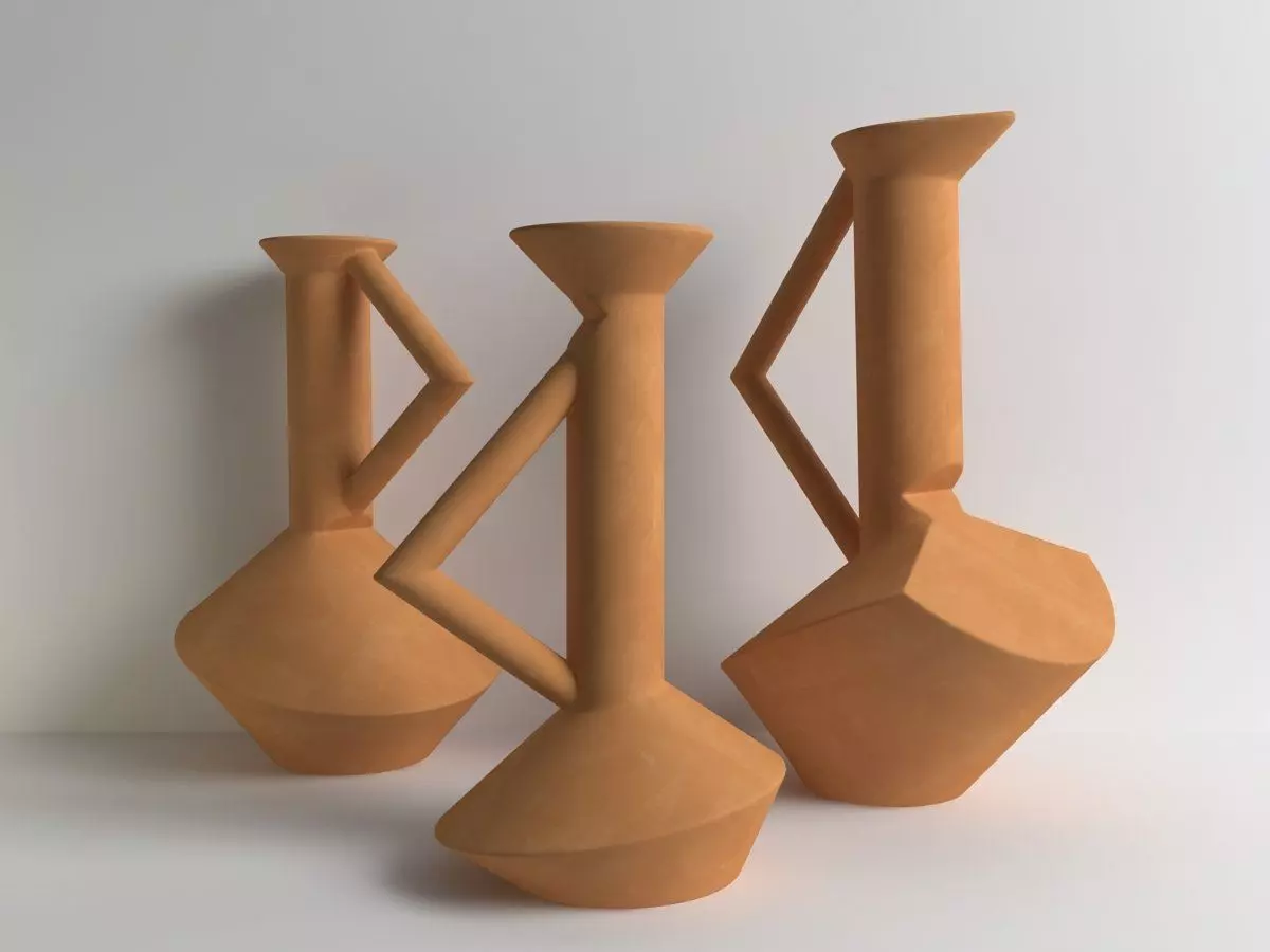 ZAG three vases 3D model_0