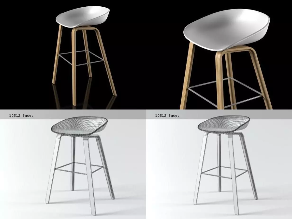 About A Stool 3D model_4