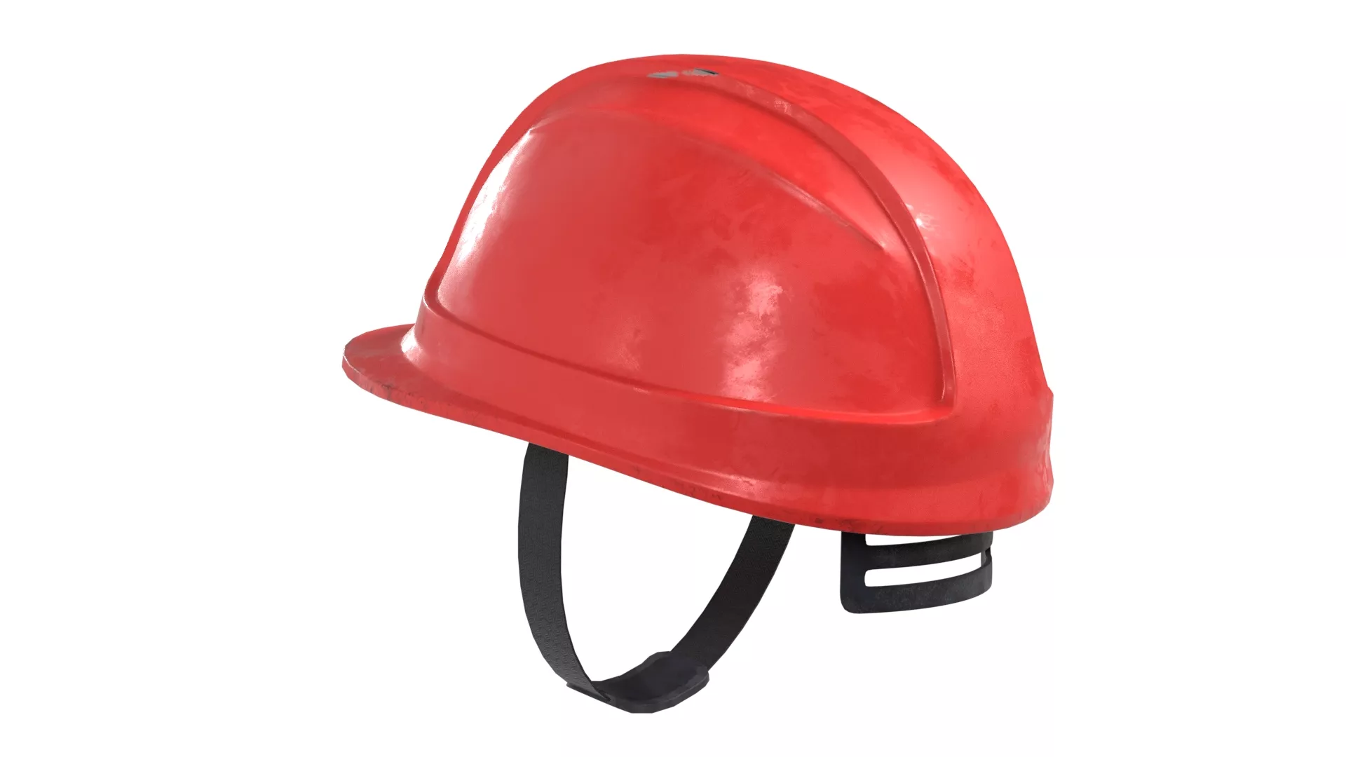 Fire Safety Helmet Small Low-poly 3D model