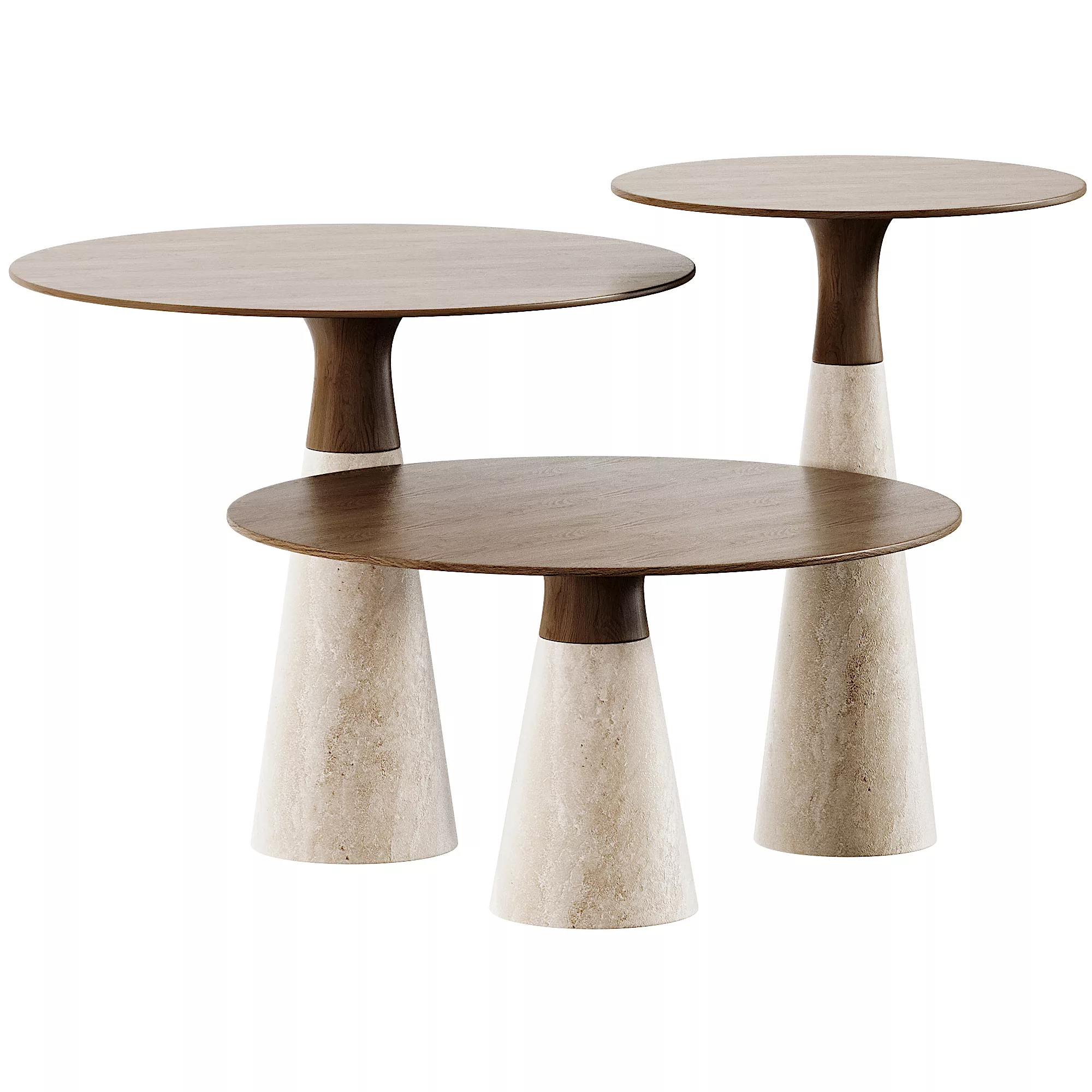 Leaf Neutra Side Table 3D model