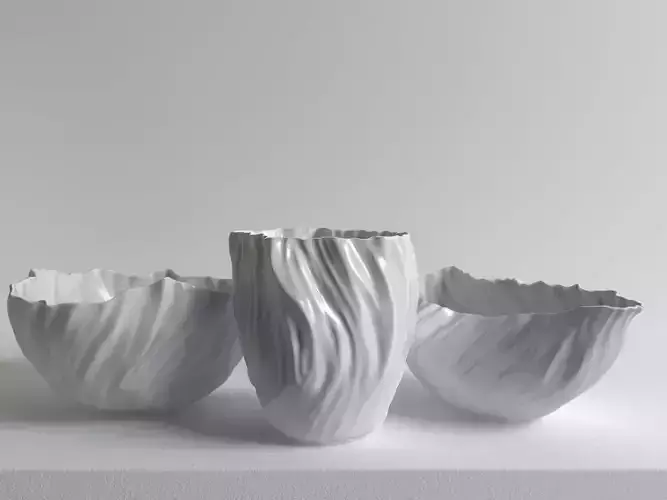Adelaide three ceramic vases