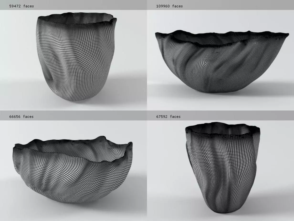 Adelaide three ceramic vases 3D model_6