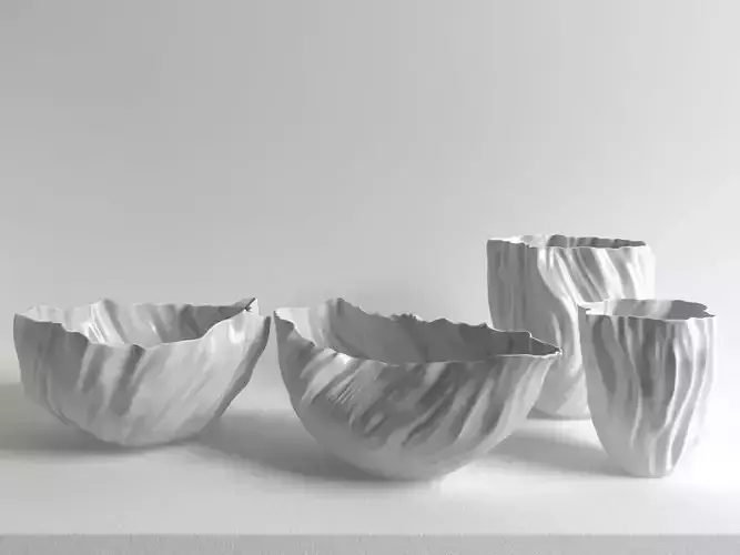 Adelaide three ceramic vases