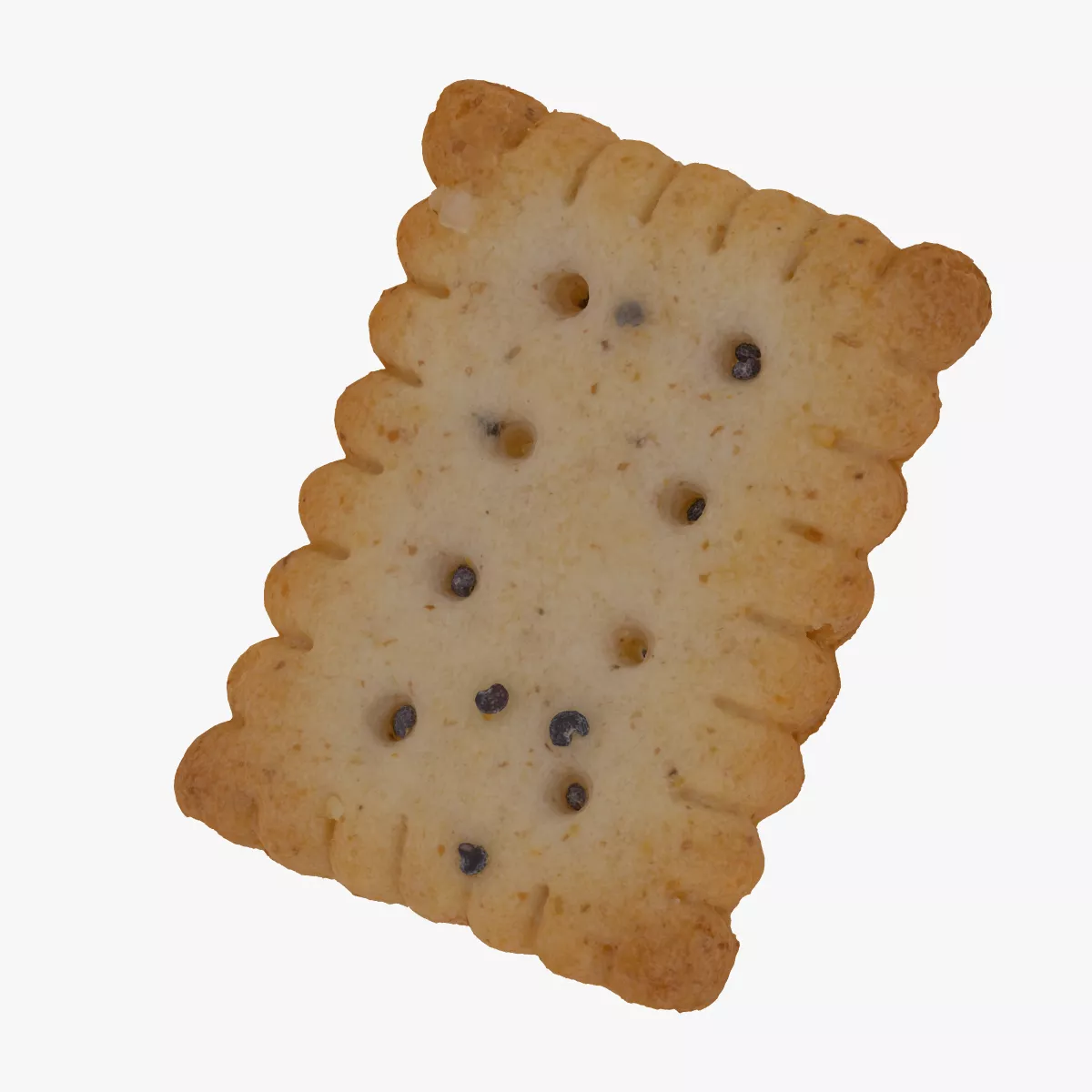 Cracker Rectangular 01 RAW SCAN 3D model