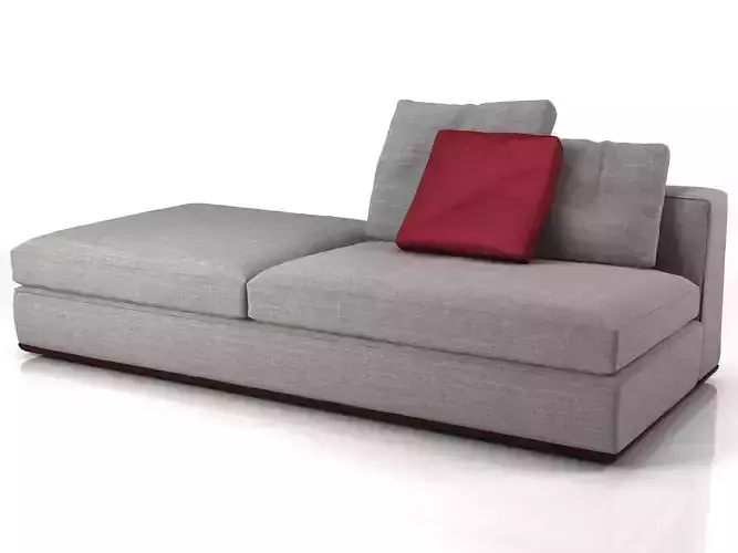 Powell savoy sectional sofa 3D model