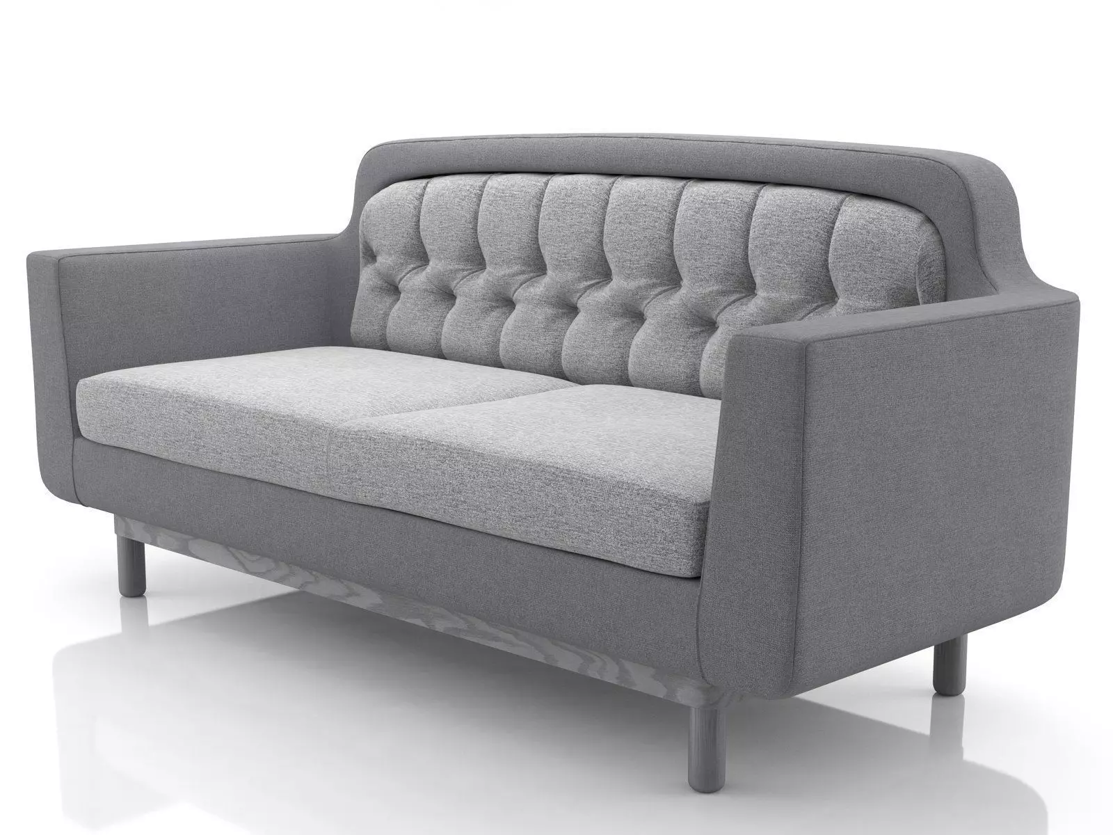 Onkel seater sofa in mustard 3D model_5