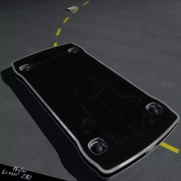 Scarab unmanned robotic vehicle 3D model_0