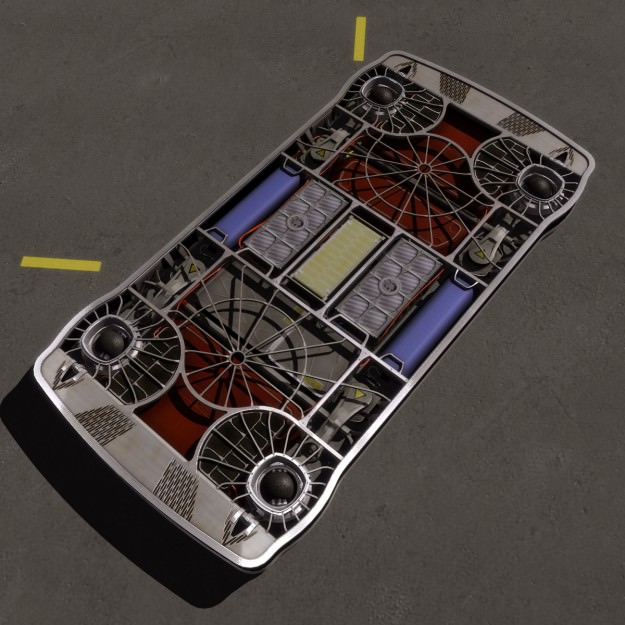 Scarab unmanned robotic vehicle 3D model_2