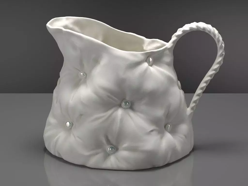 SG Padded Vases 3D model_2